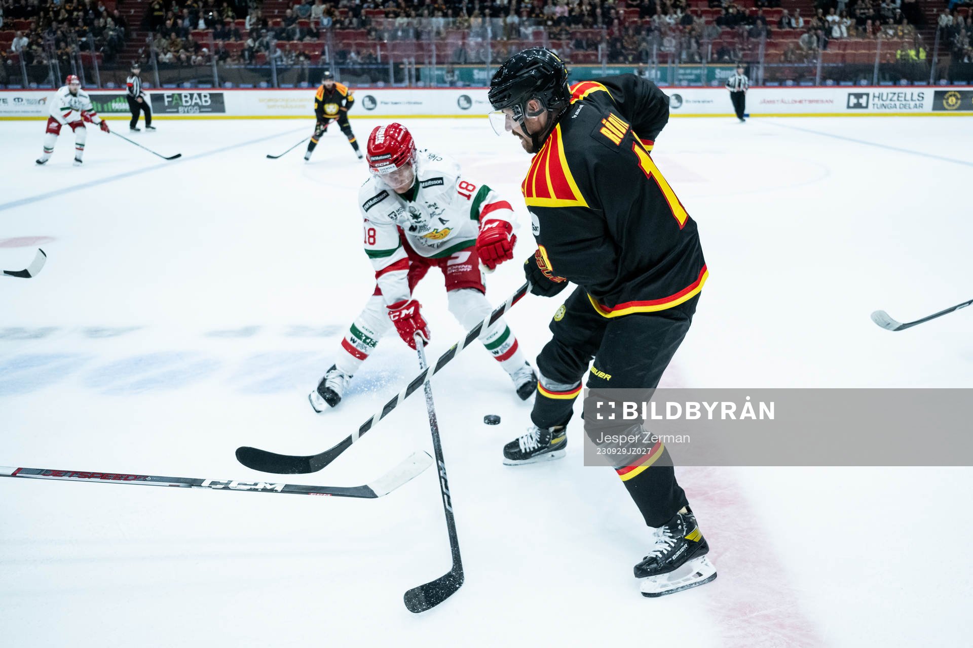 Moras Henrik Eriksson och Brynäs Anton Rödin