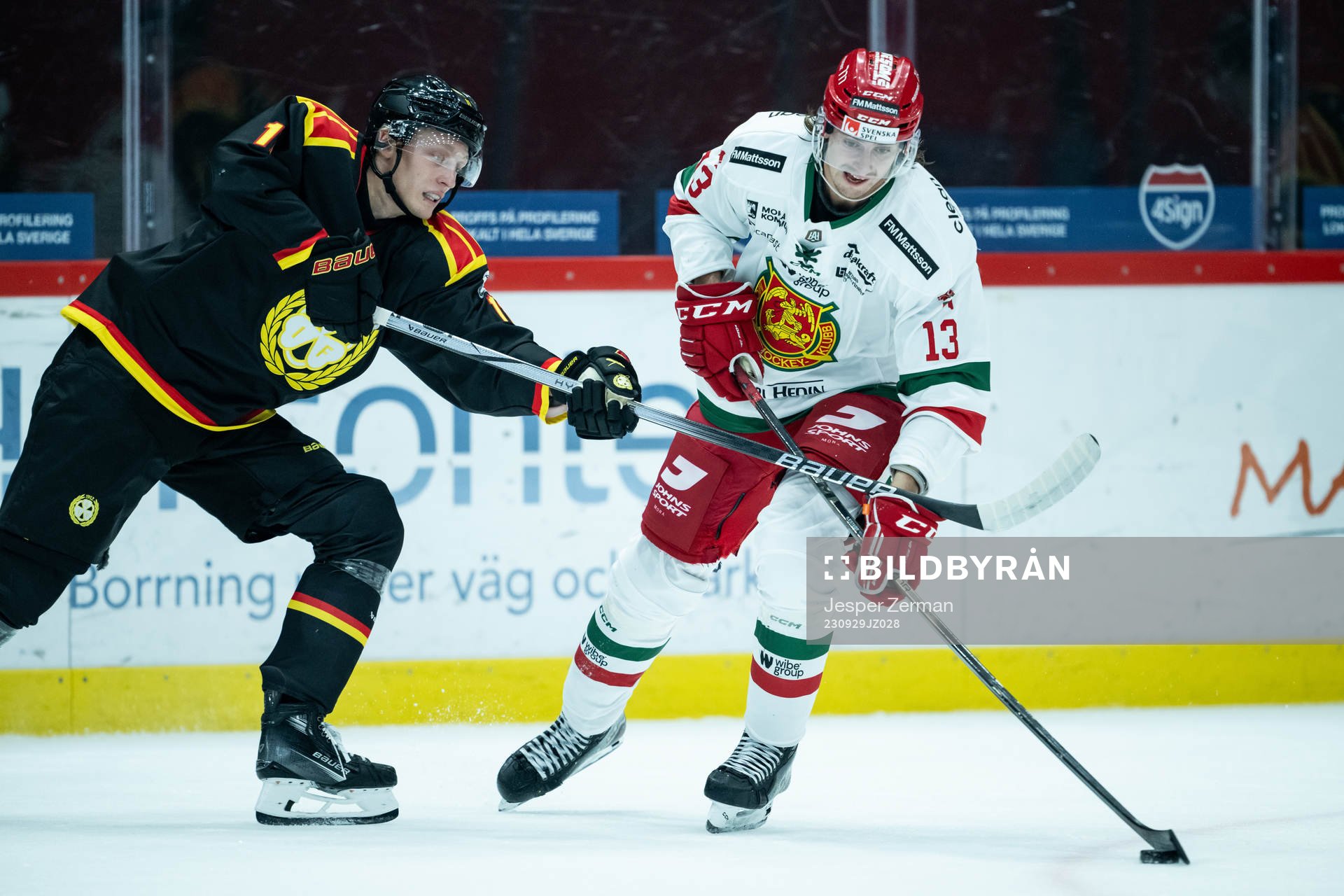 Brynäs Oliver Tärnström och Moras Fabian Ilestedt