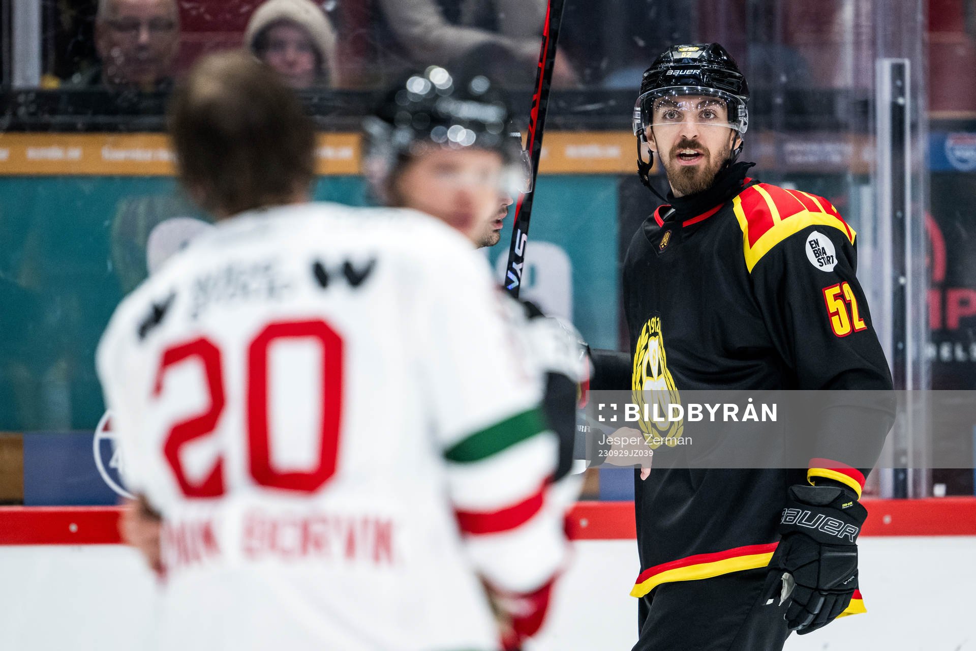 Moras Gustav Willman-Borvik och Brynäs Jack Kopacka