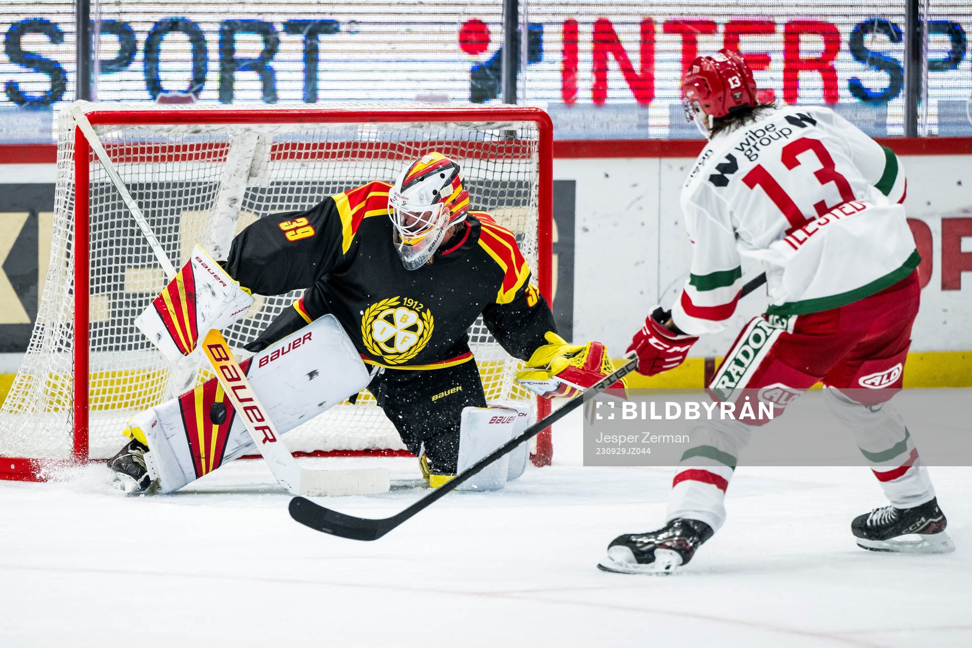 Brynäs Anders Lindbäck och Moras Fabian Ilestedt