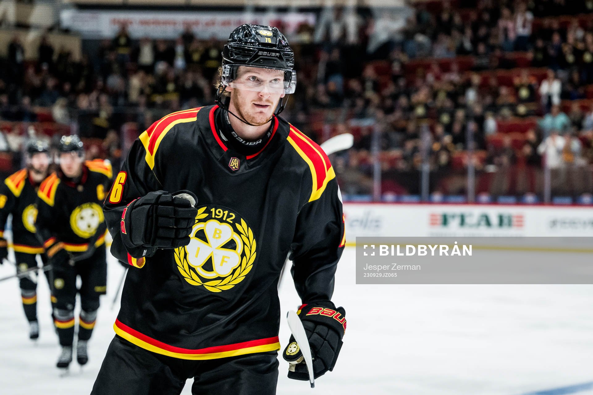 Brynäs Oskar Kvist jublar
