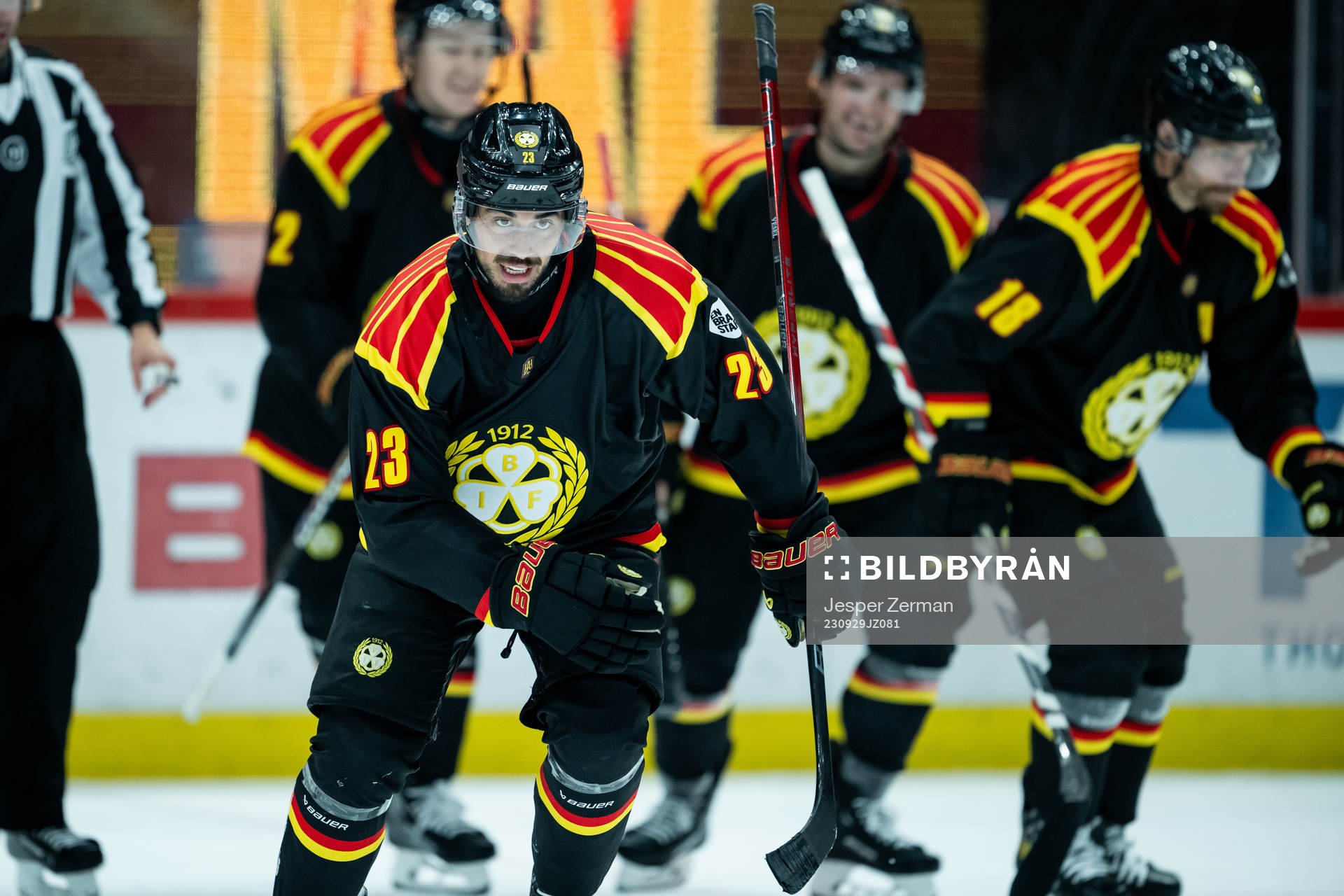 Brynäs Tyler Vesel jublar