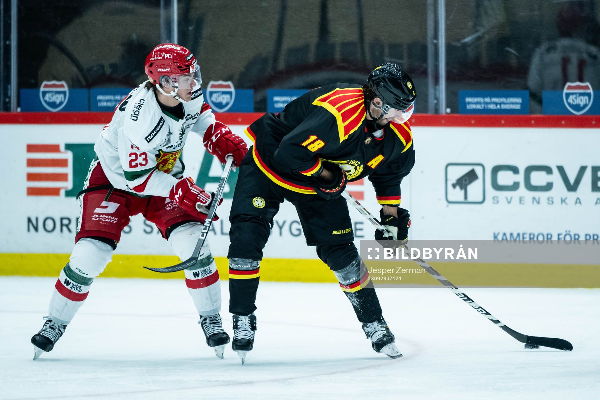 Moras Chad Yetman och Brynäs Anton Rödin