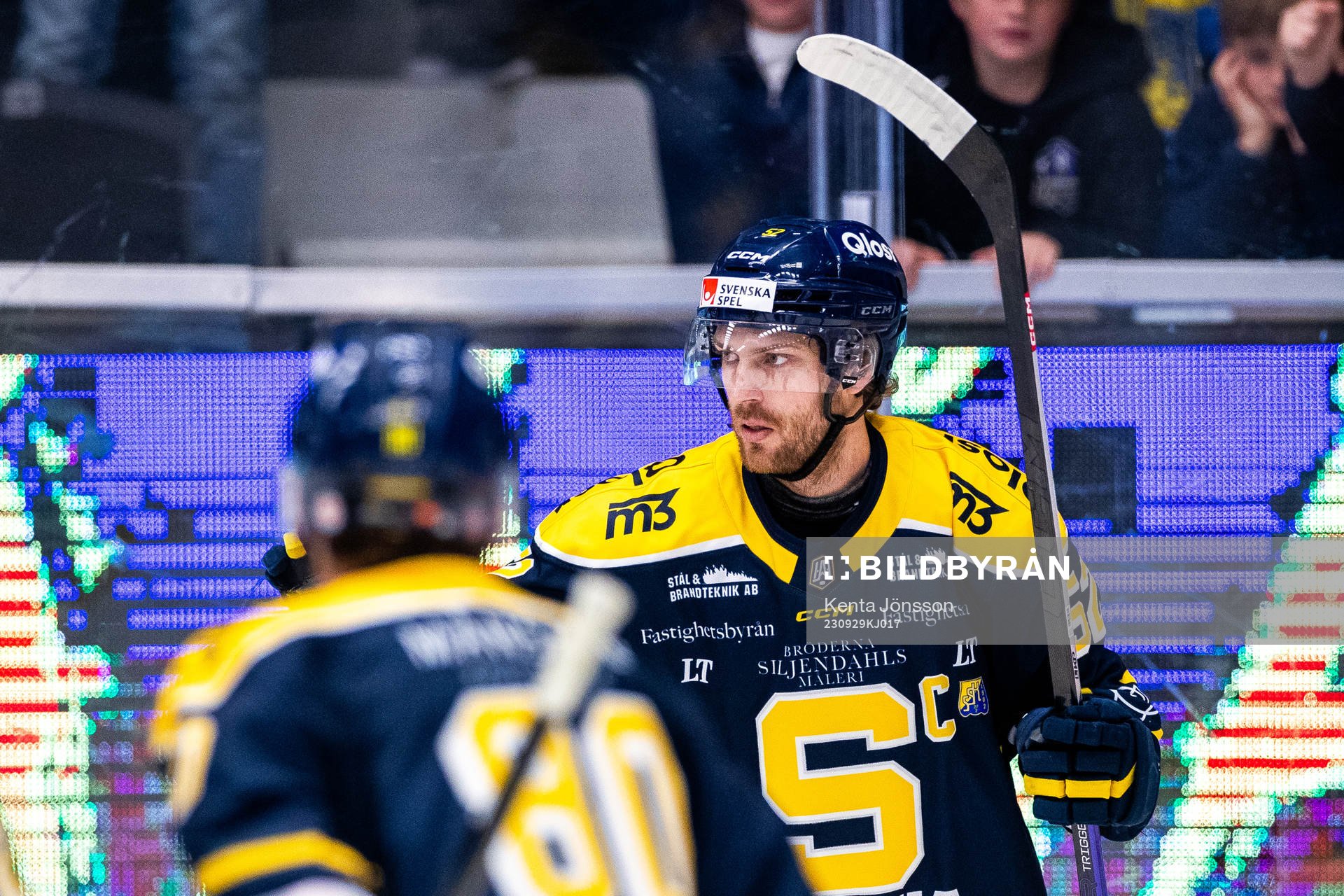 Södertäljes Christopher Liljewall jublar