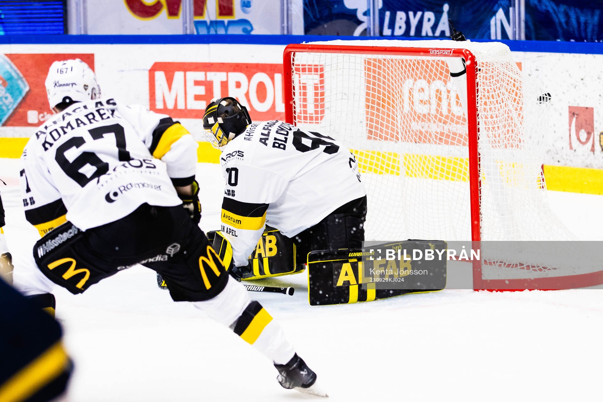 Södertäljes Christopher Liljewall gör 1-0 bakom