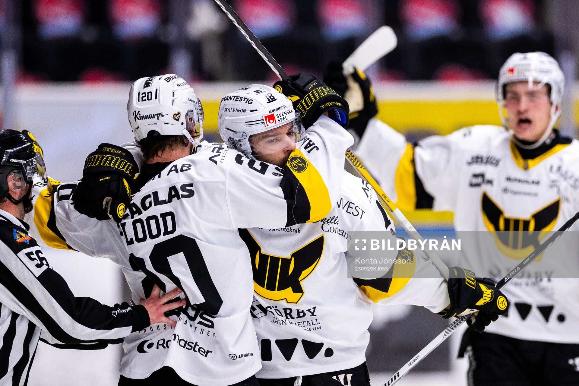Västerås Shane Gersich jublar