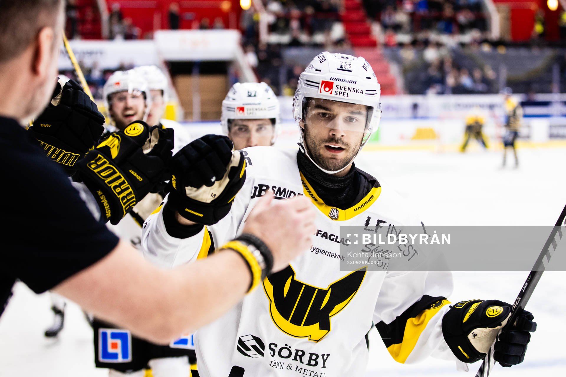 Västerås Shane Gersich jublar