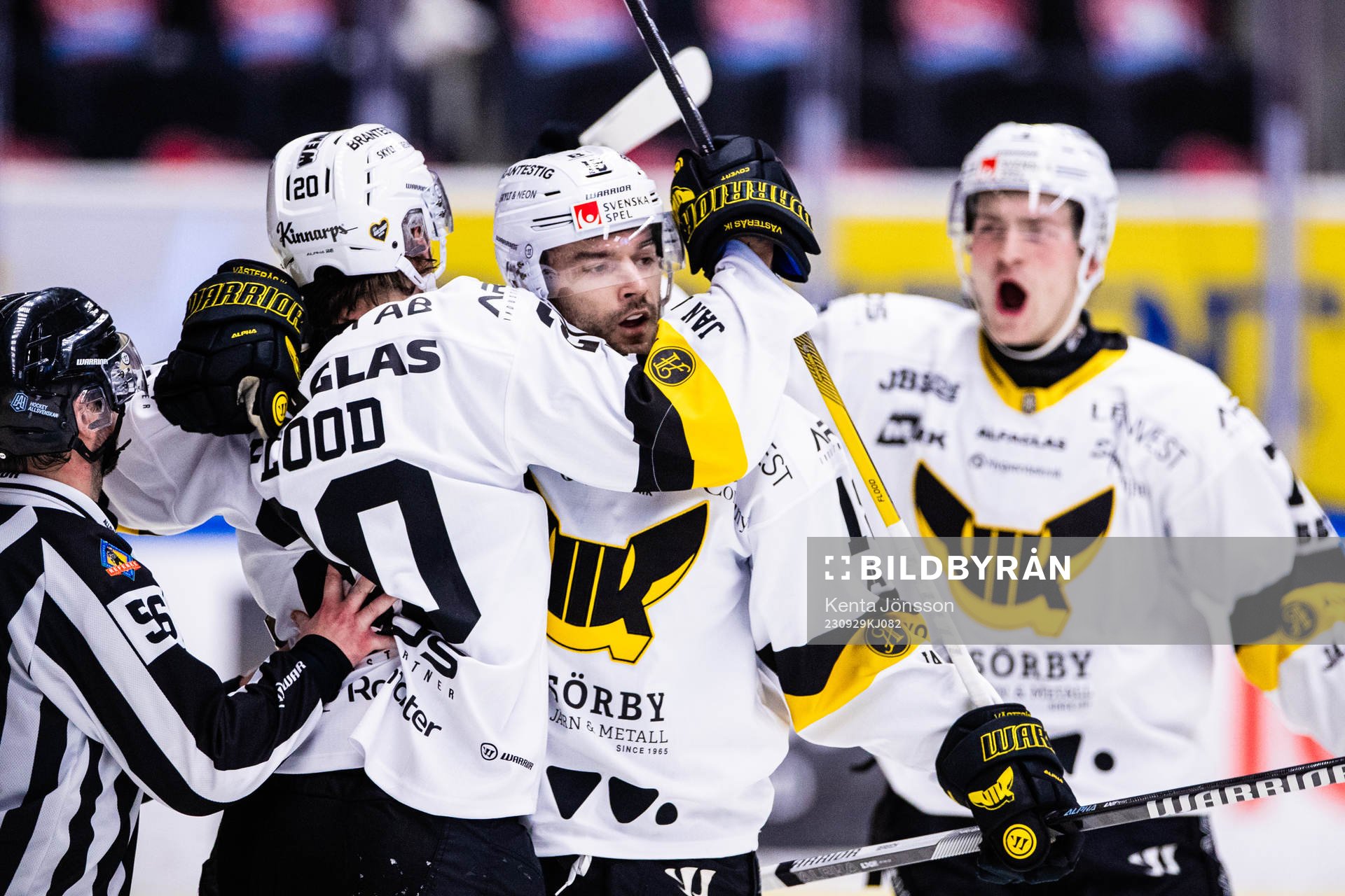 Västerås Shane Gersich jublar