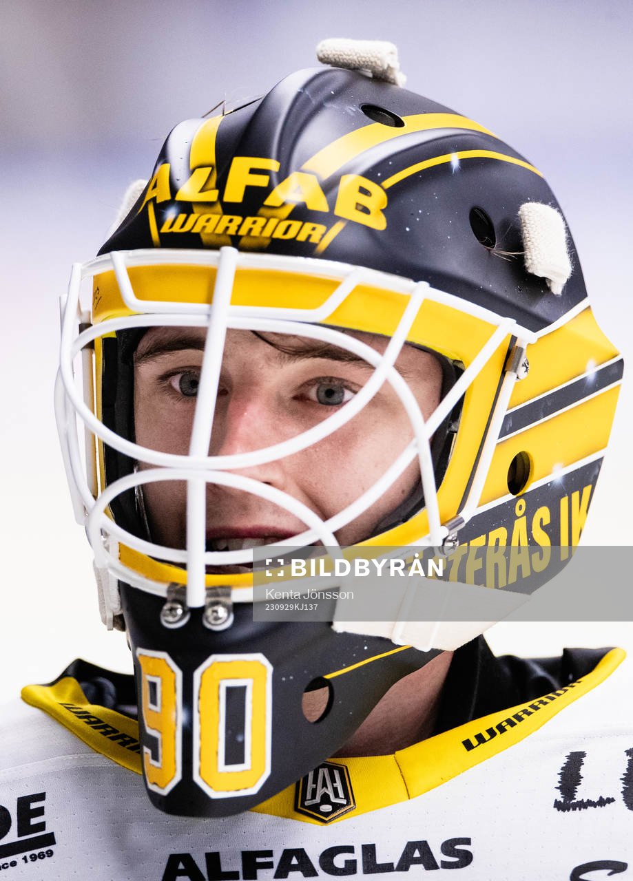 Västerås målvakt Ian Blomquist