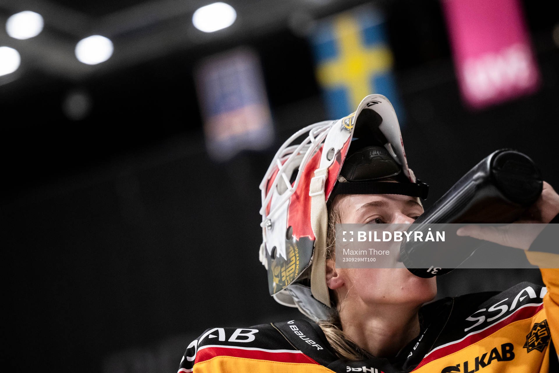 Luleås målvakt Frida Axell