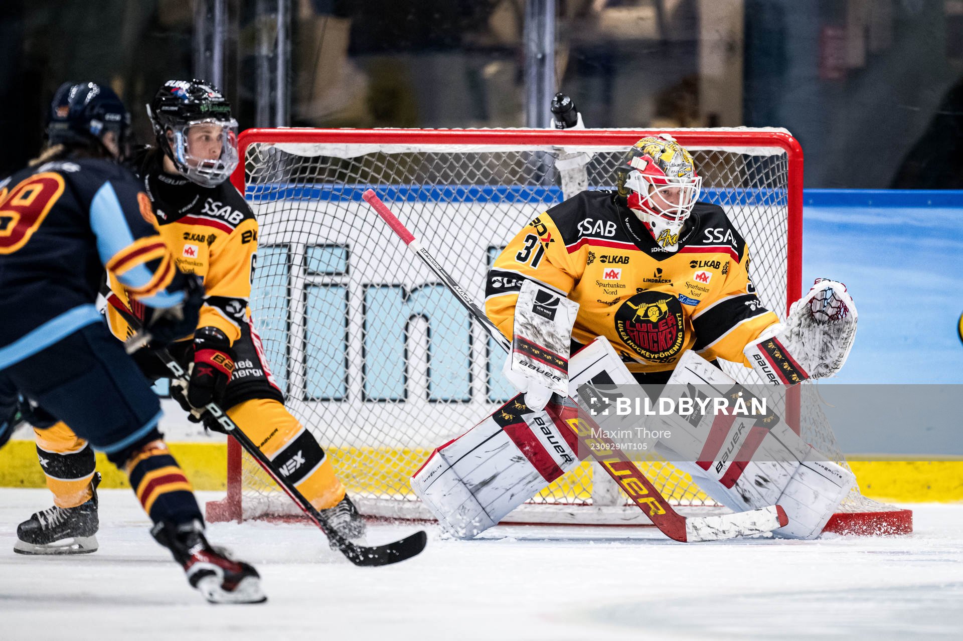 Luleås målvakt Frida Axell