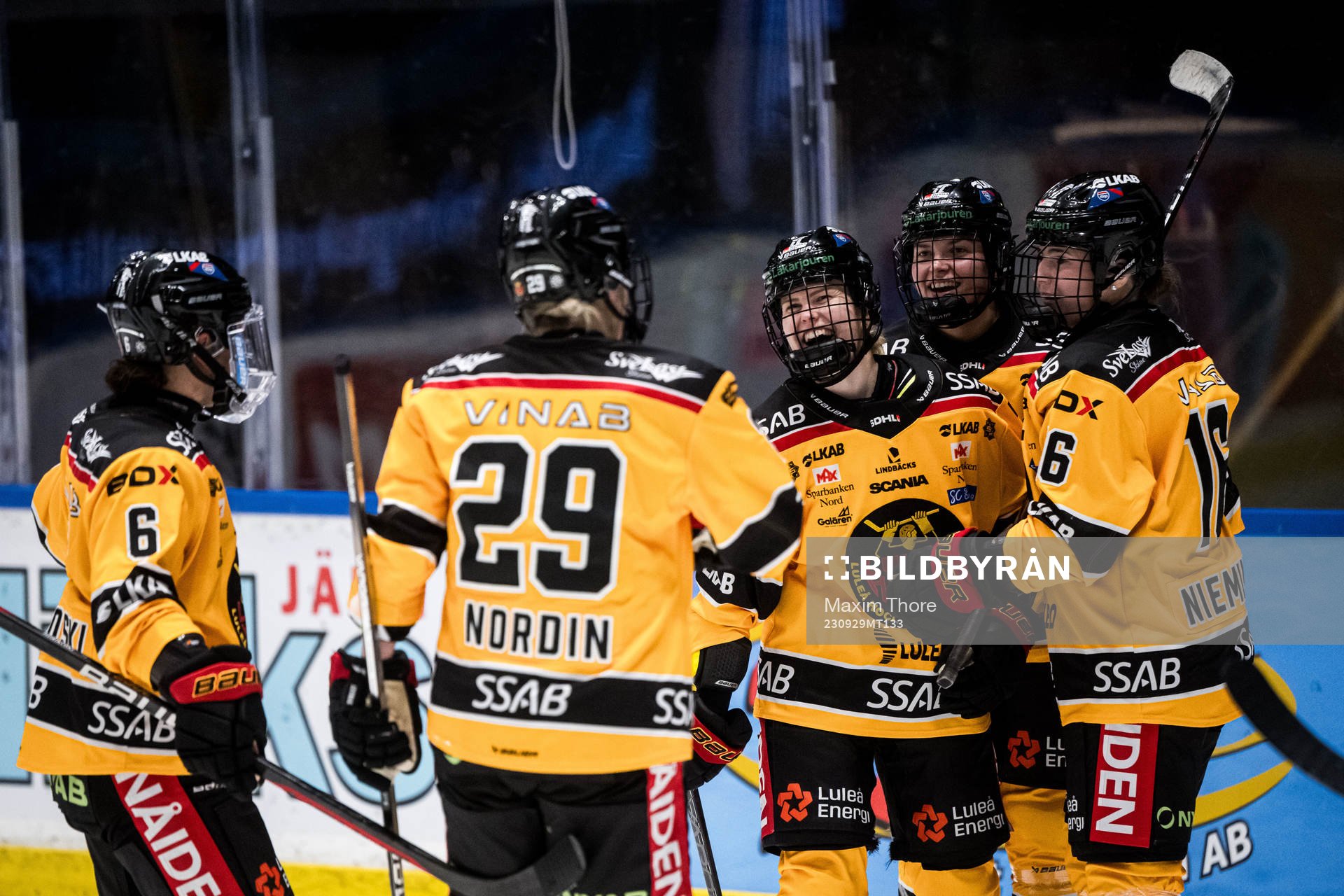 Luleås Noora Tulus jublar