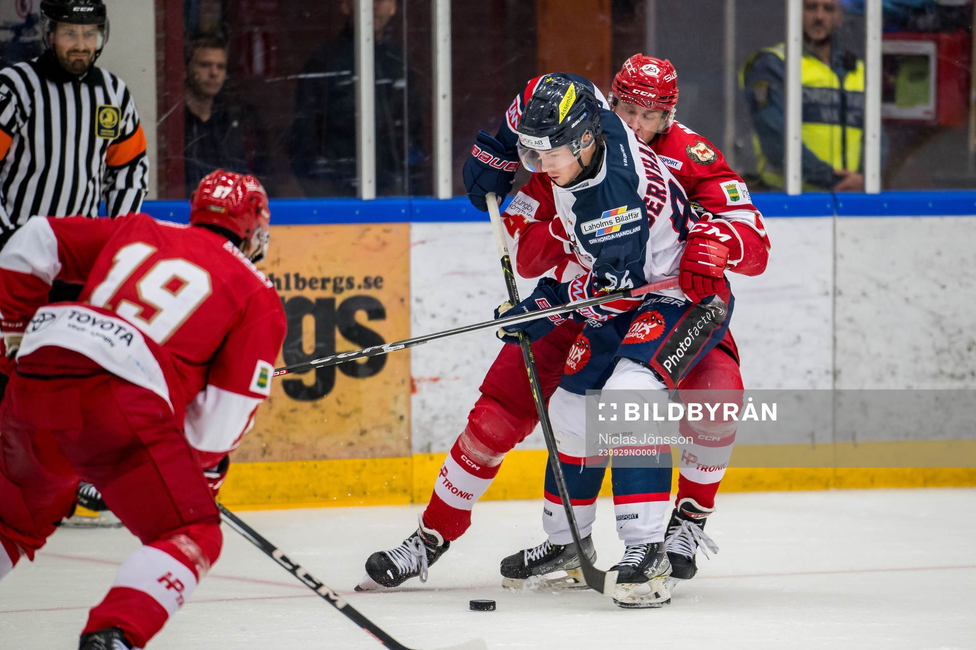 Halmstads Viktor Bernhardtz och Troja/Ljungbys Calle Wäng