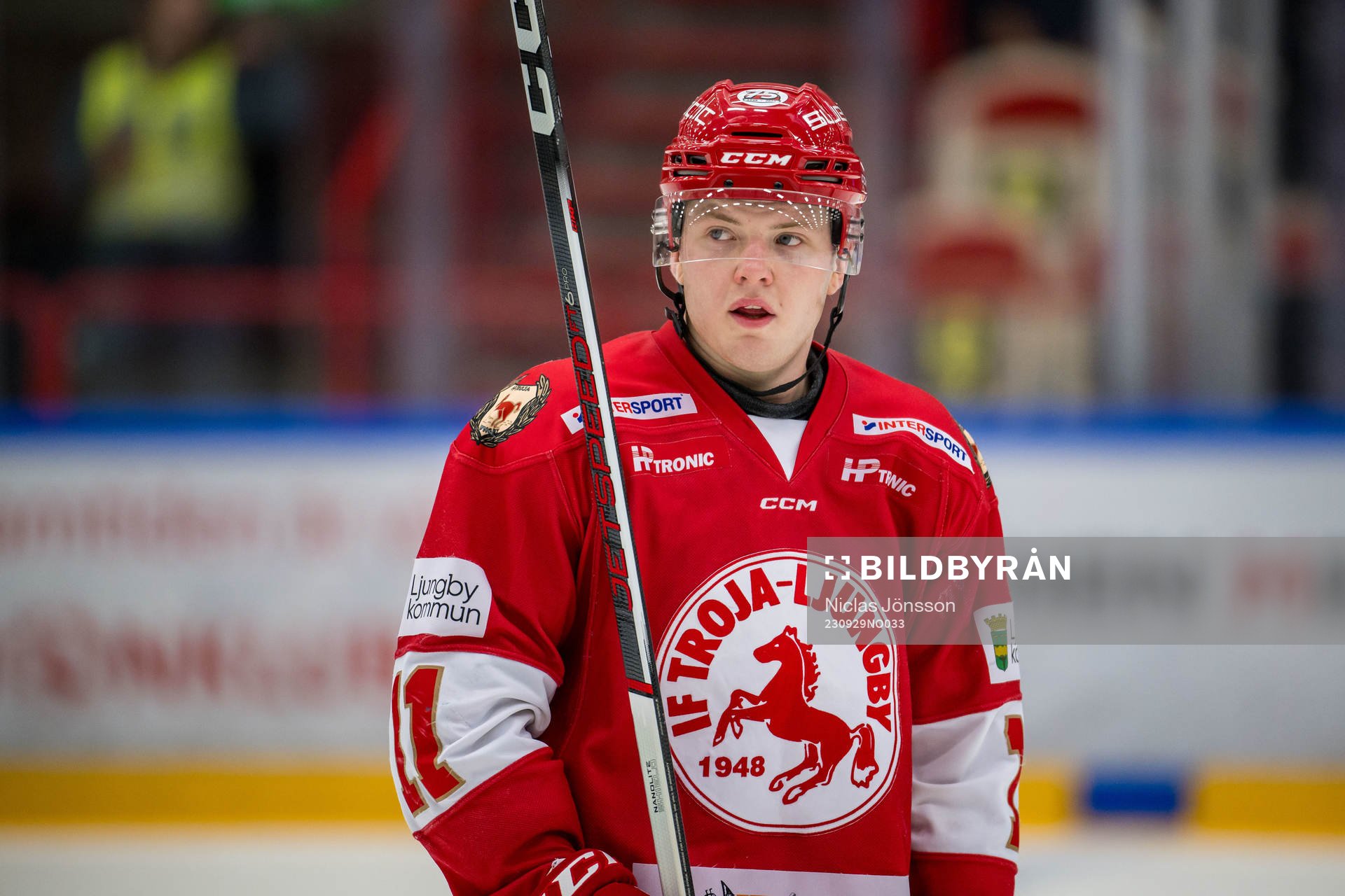 Troja/Ljungbys Jesper Emanuelsson deppar