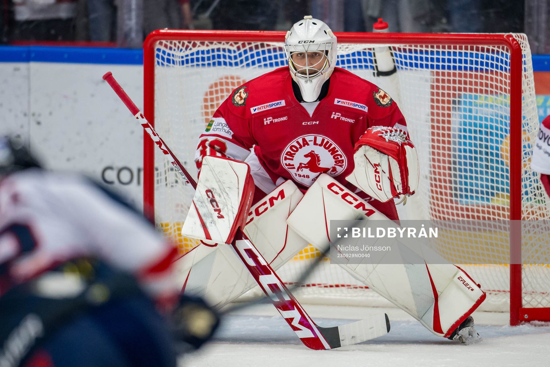 Troja/Ljungbys målvakt Jesper Eliasson