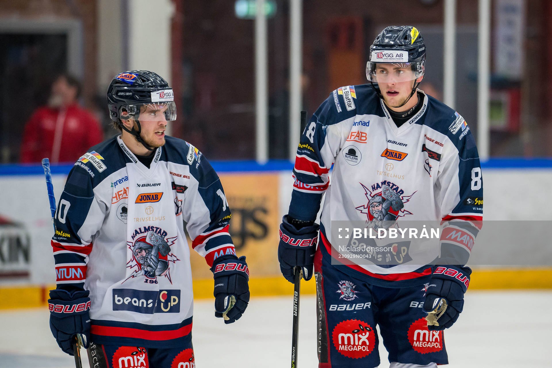 Halmstads Robin Dahse och Jonathan Lundgren