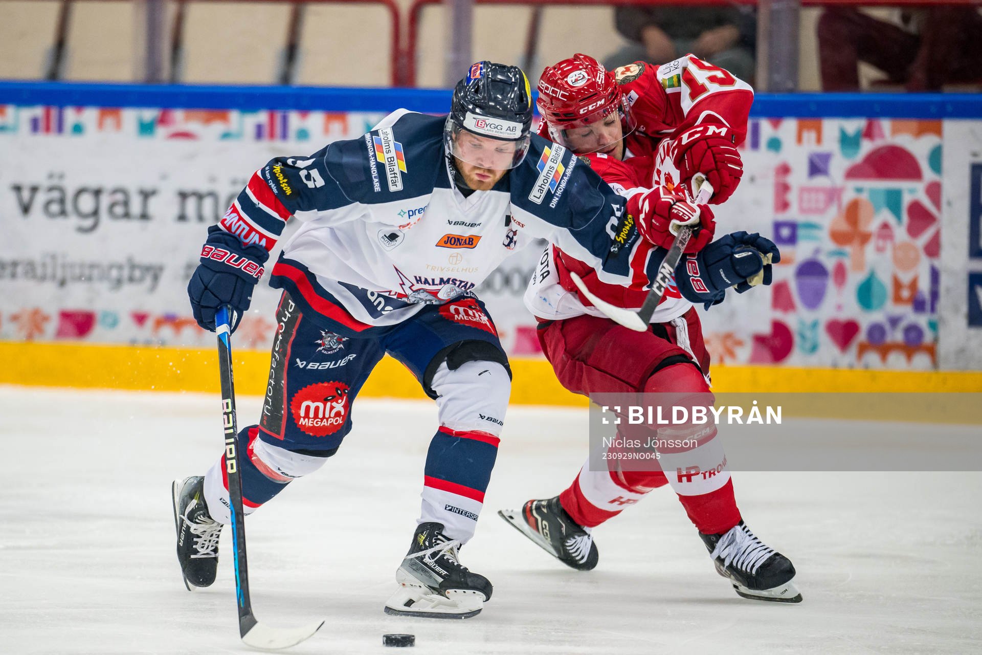Halmstads Jacob Levin och Troja/Ljungbys Lukas Macklin
