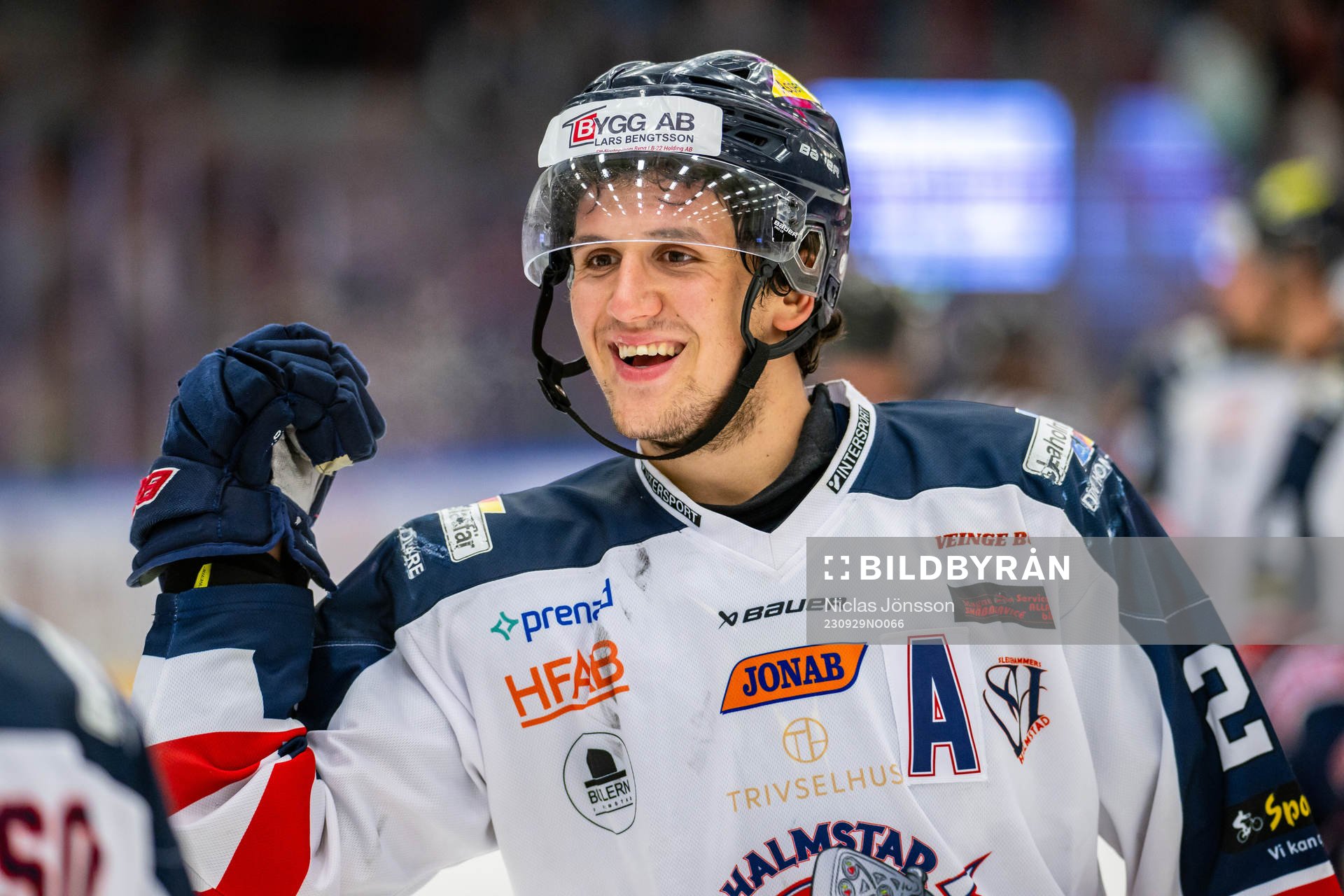 Halmstads Victor Gagic jublar