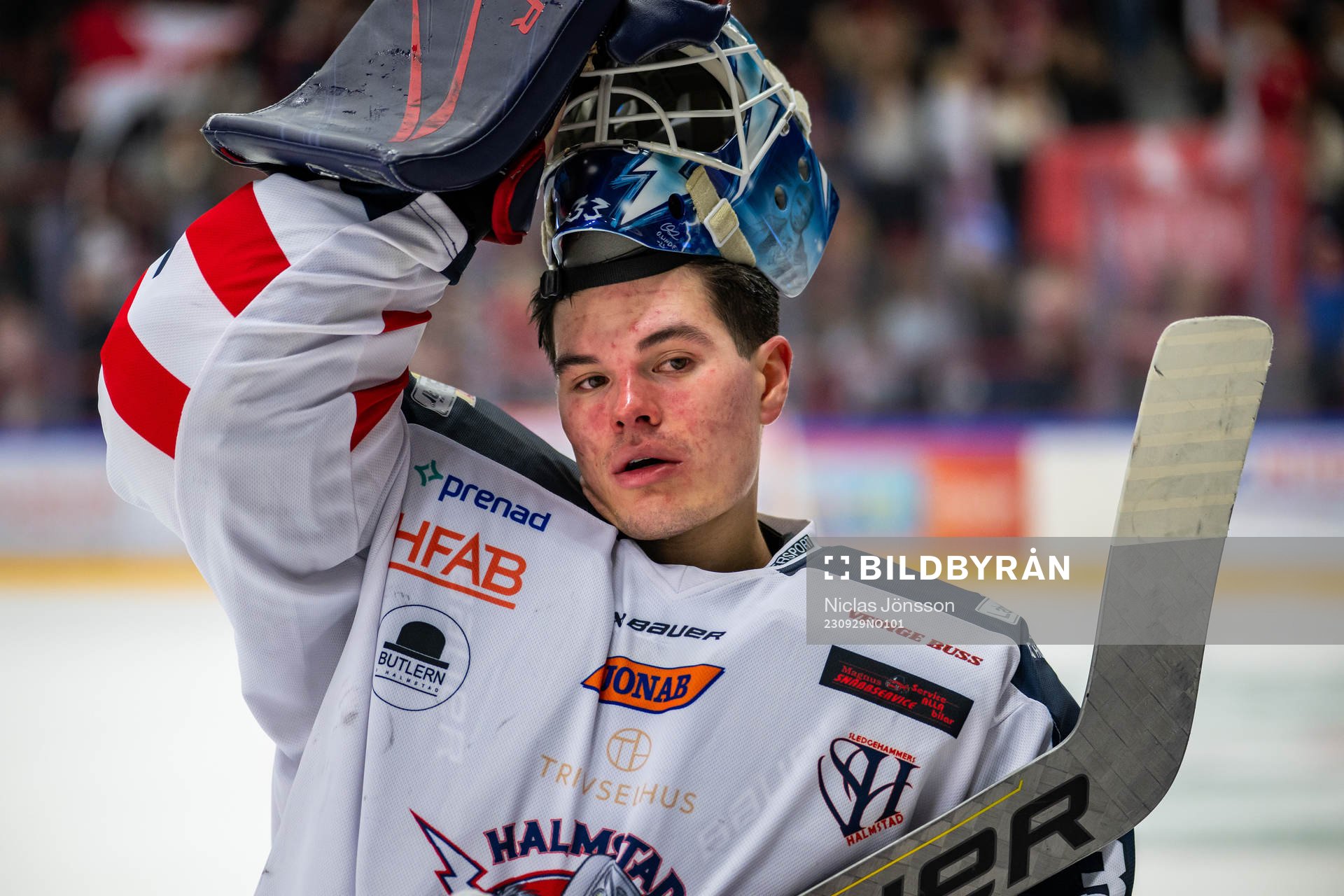 Halmstads målvakt Jacob Crespin