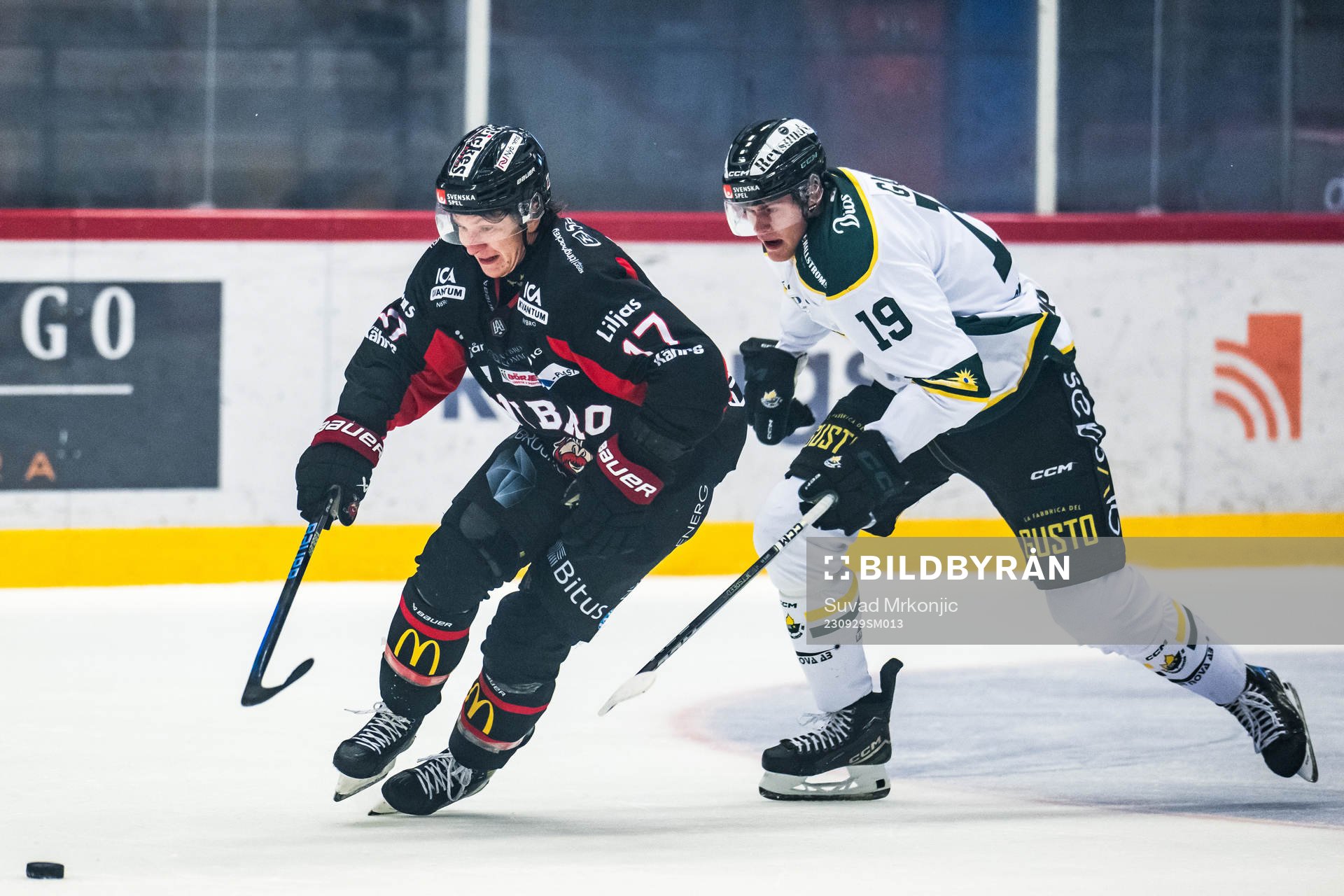 Nybros Maxim Golod och Östersunds Isak Garfve