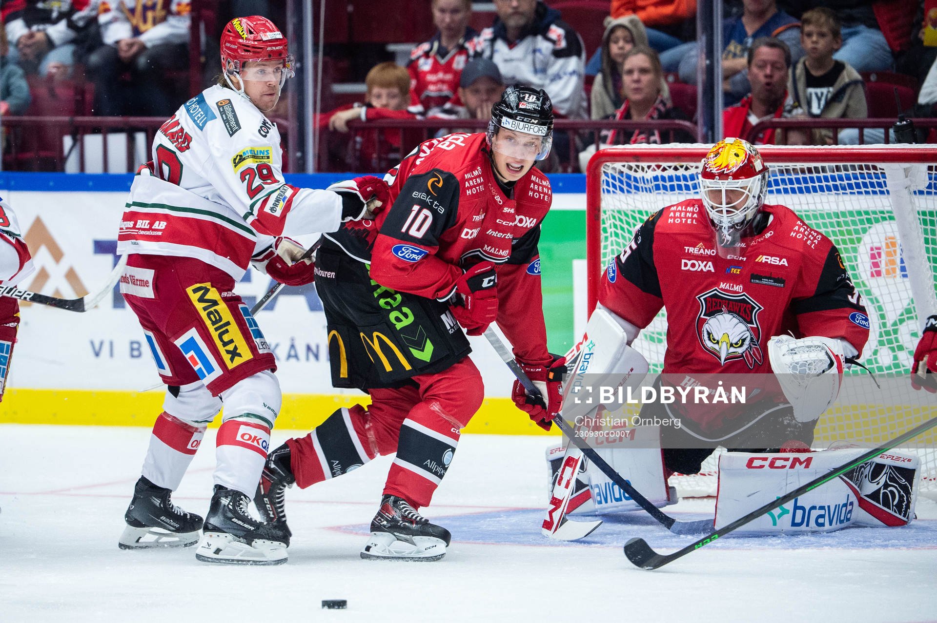 MoDos Mikkel Aagaard mot Malmö Redhawks William Von