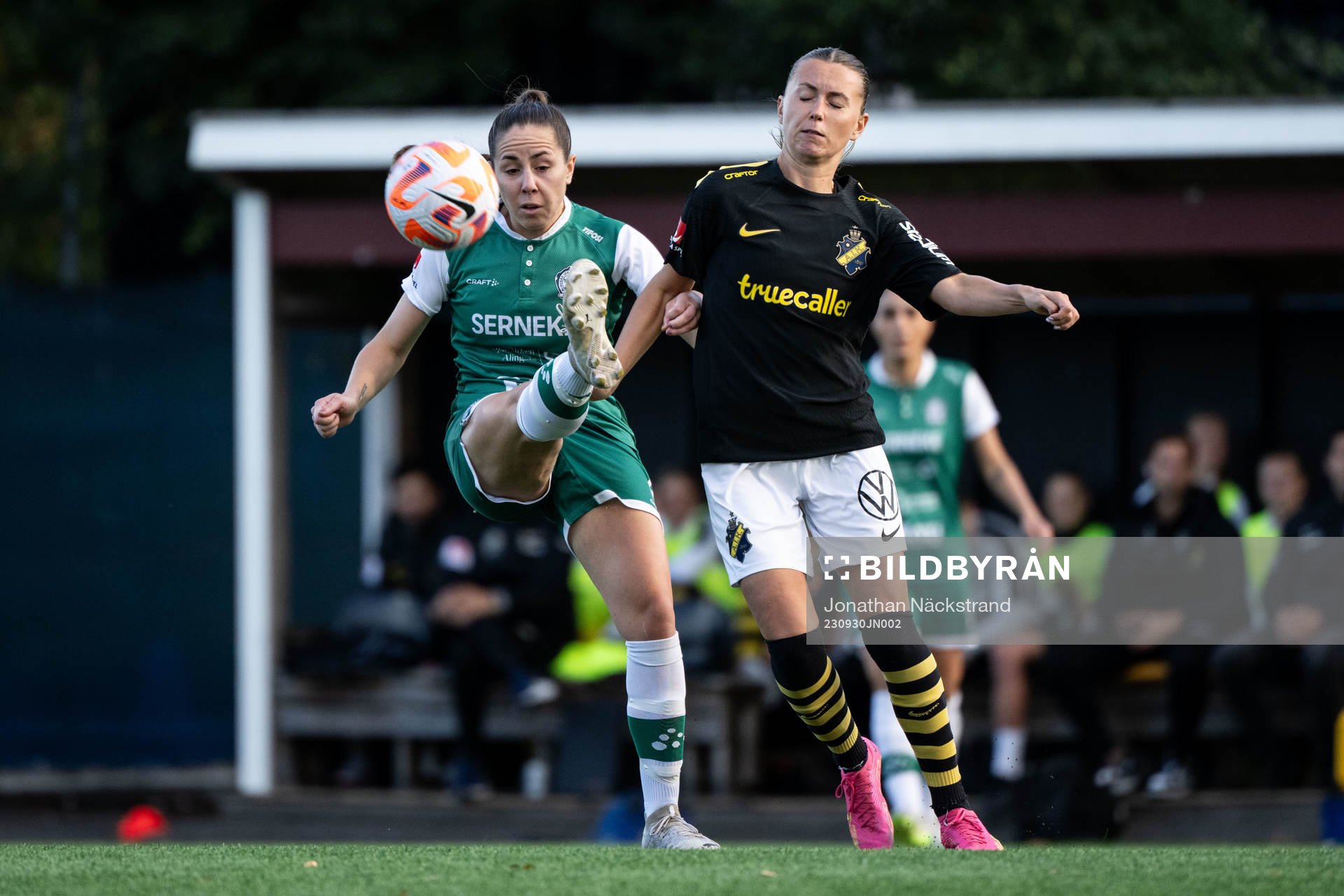 Alingsås Johanna Barth och AIKs Adelisa Grabus