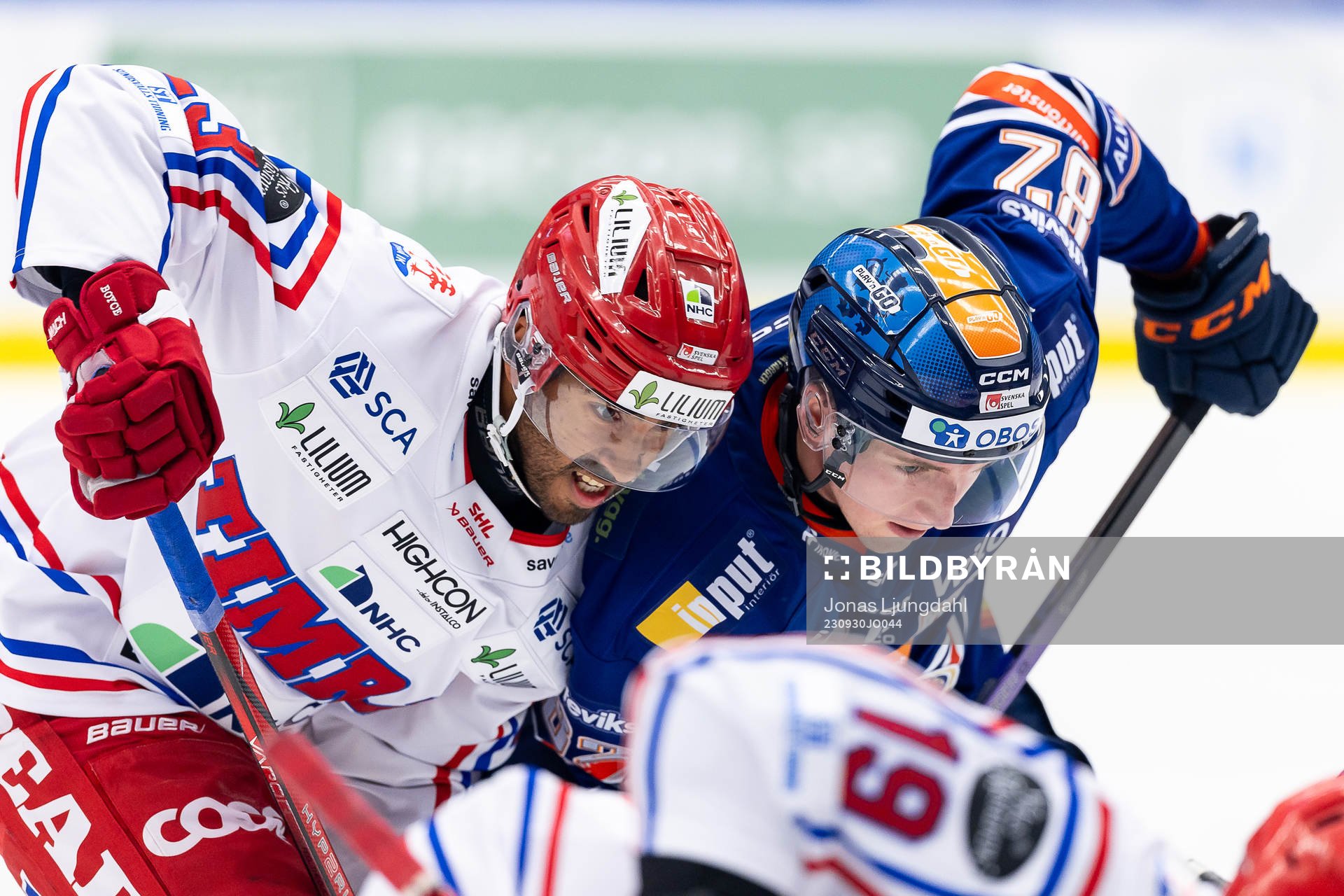 Timrås Jeremy Boyce-Rotevall och Växjös Joel Svensson