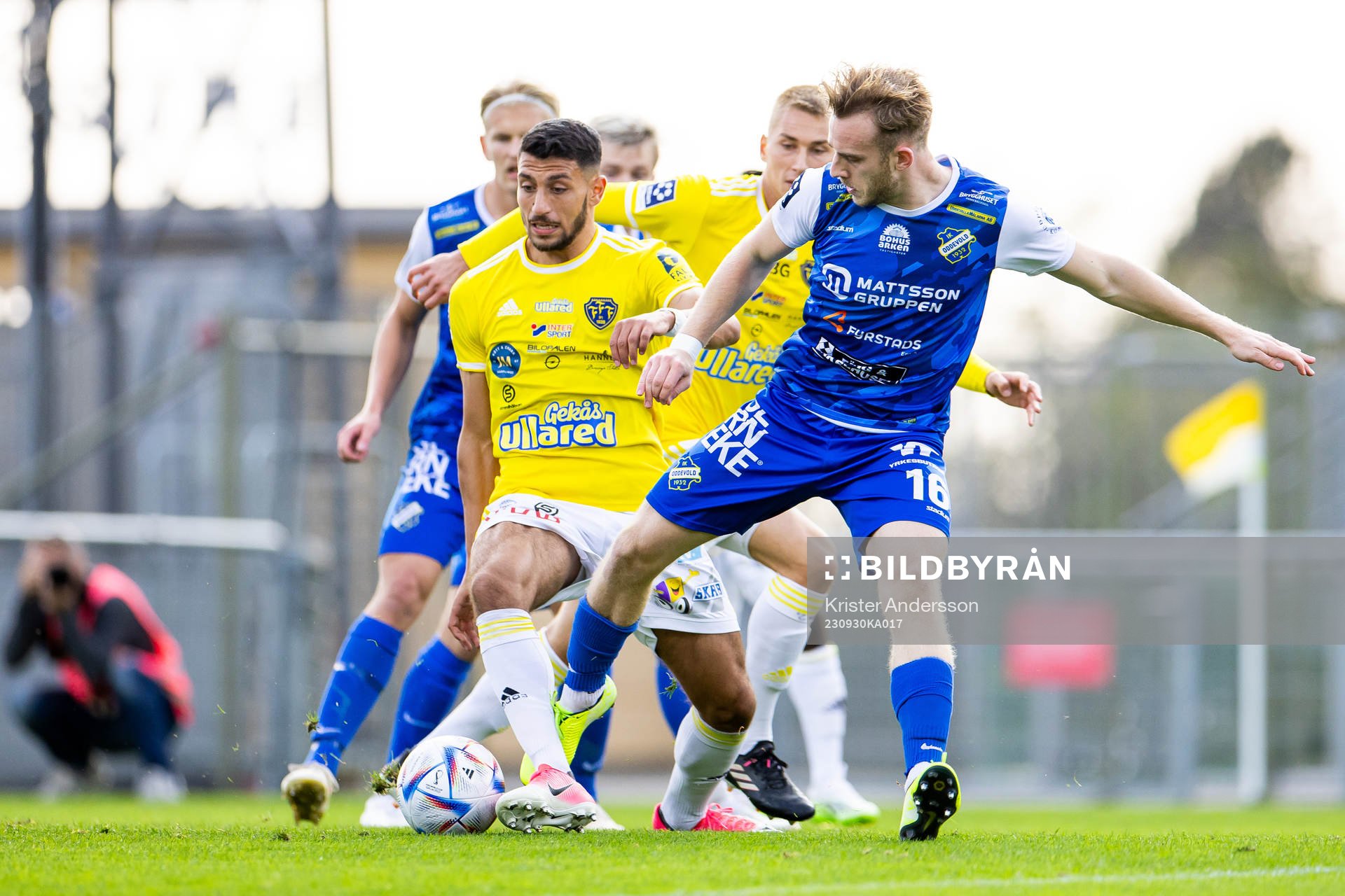 Falkenbergs Leonardo Farah Shahin och Oddevolds Noa