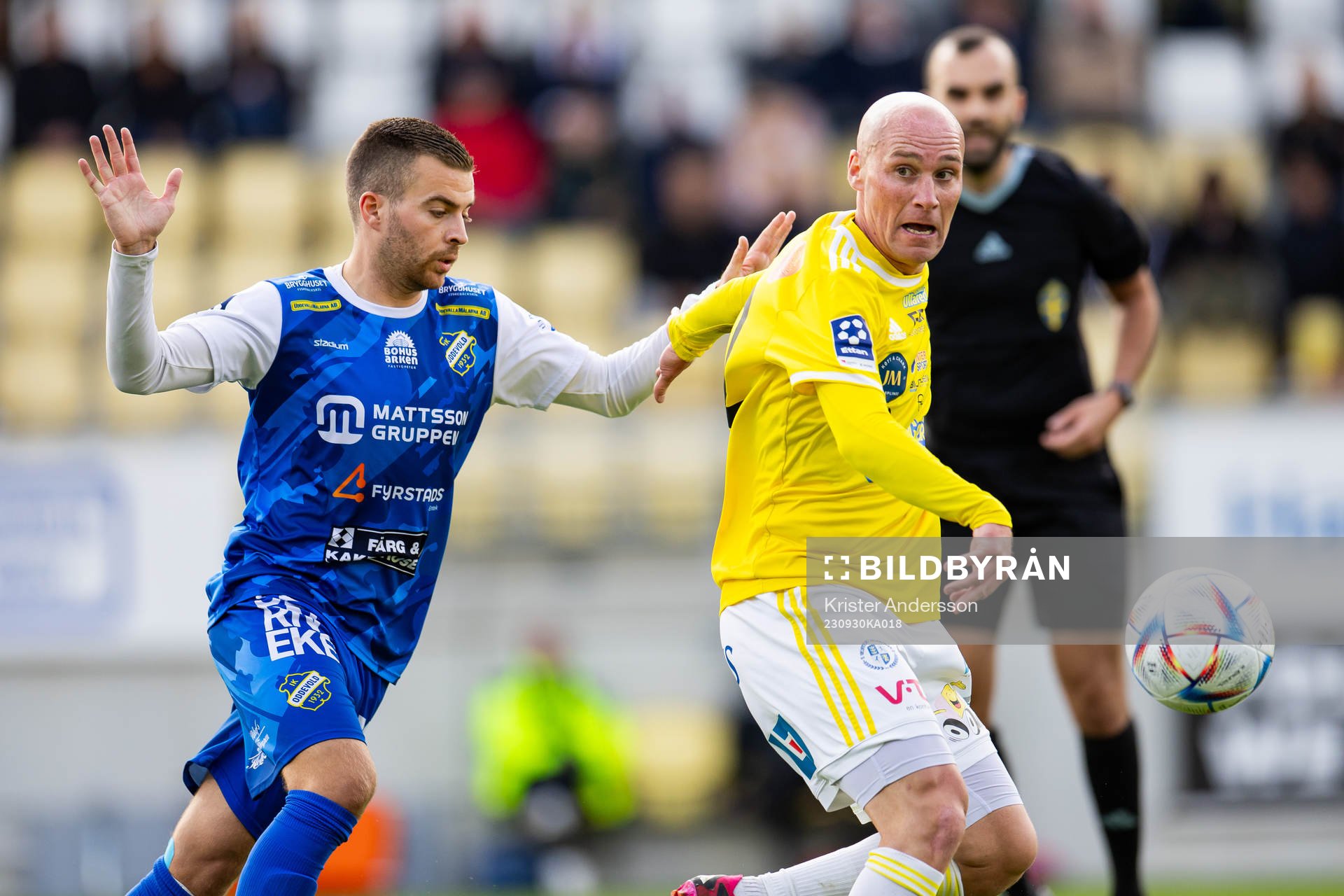 Oddevolds Oscar Iglicar Berntsson och Falkenbergs