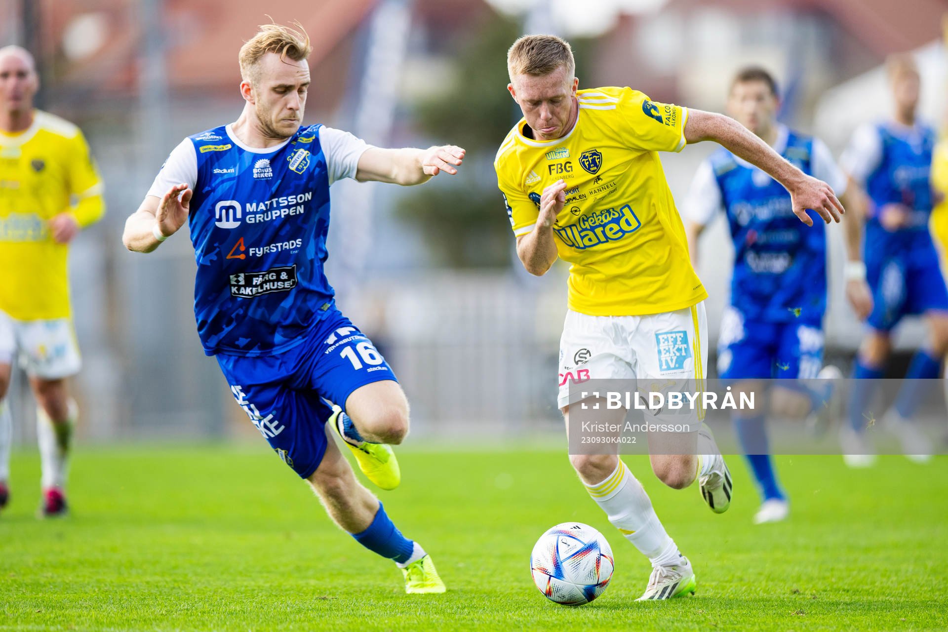 Oddevolds Noa Bernhardtz och Falkenbergs Lucas Sibelius