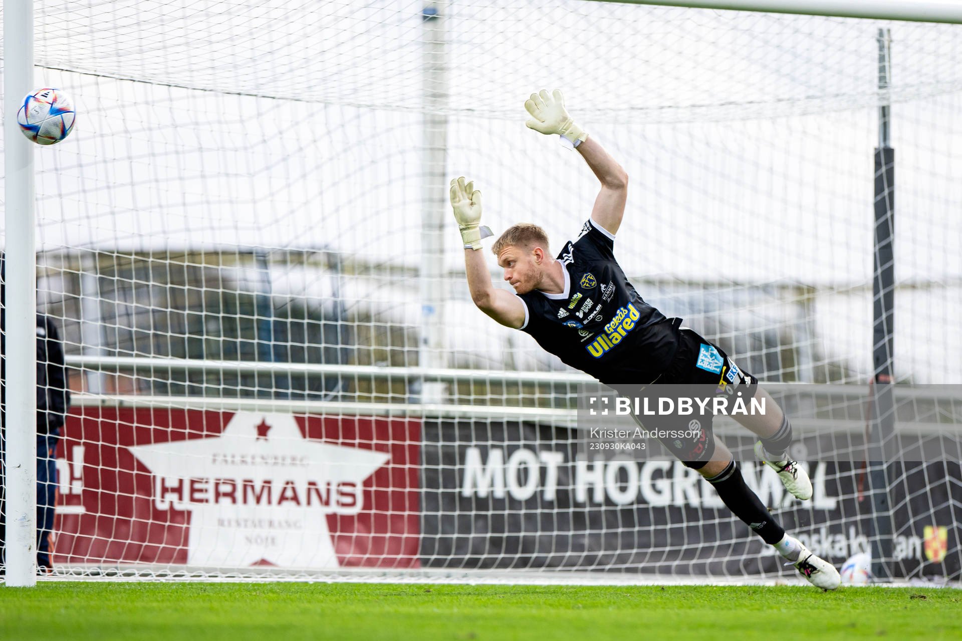 Falkenbergs målvakt Tim Erlandsson