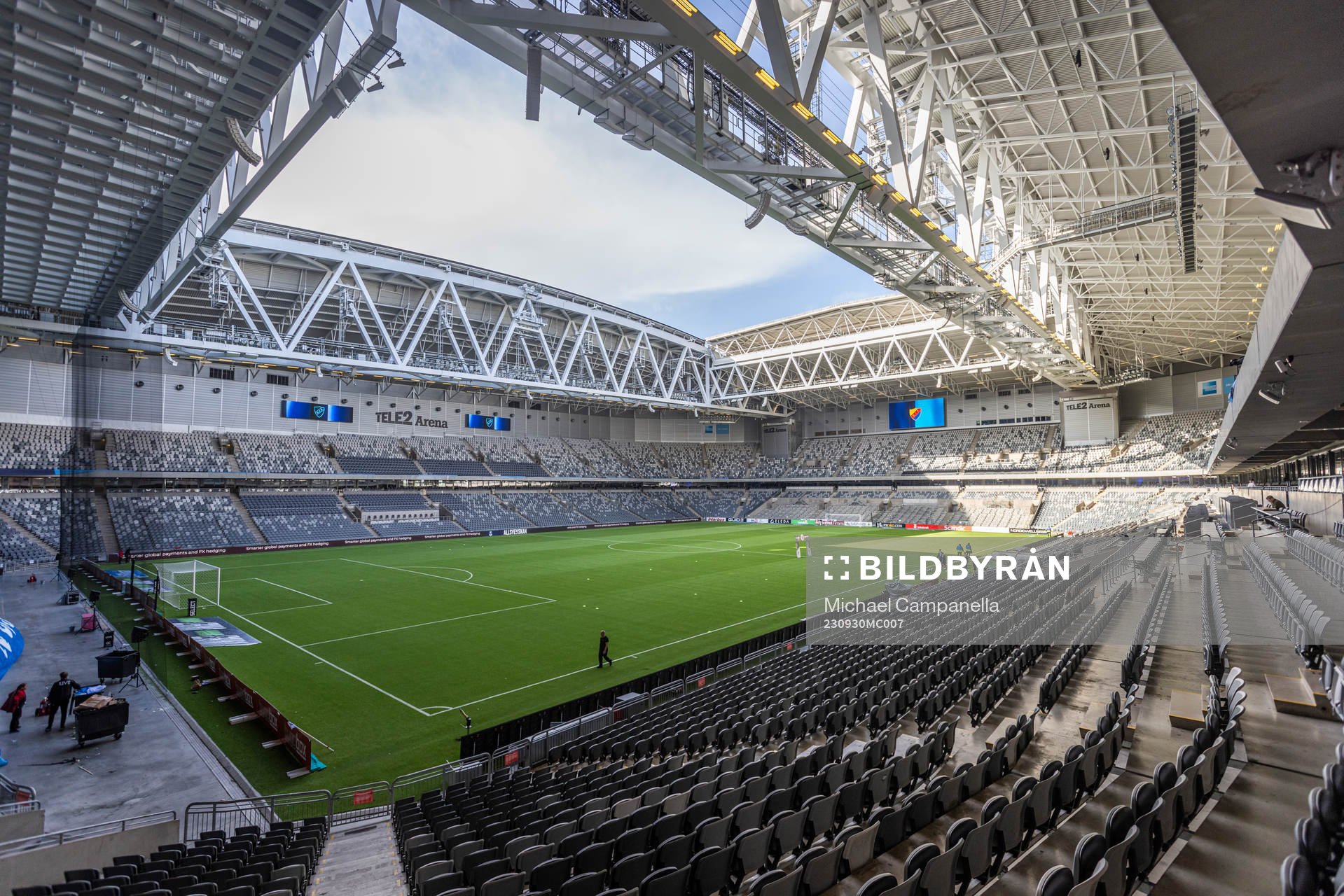 under fotbollsmatchen i Allsvenskan mellan Djurgården och