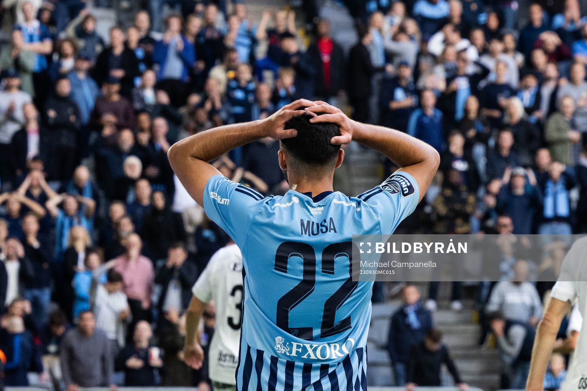 Djurgårdens Musa Gurbanli deppar