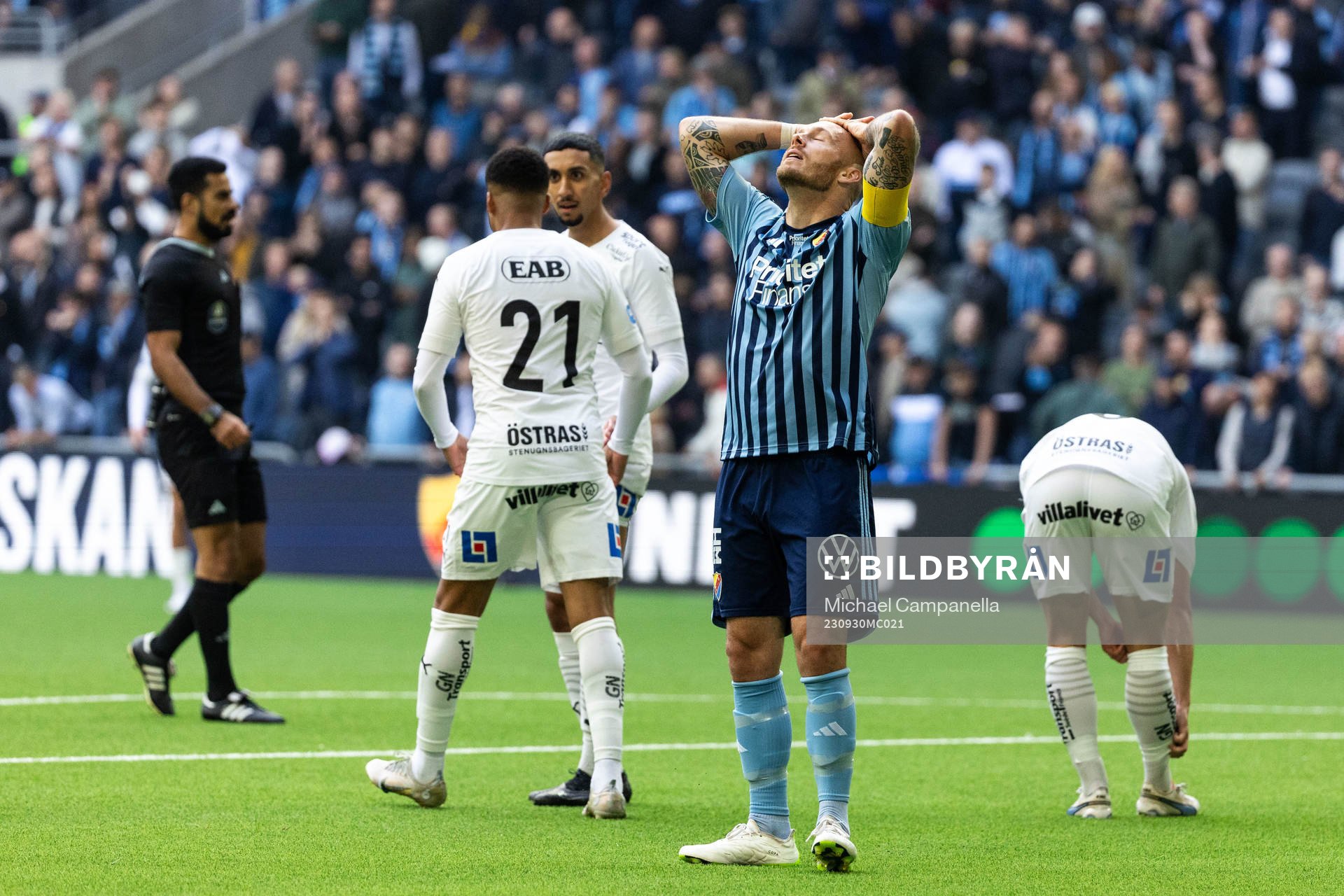 Djurgårdens Magnus Eriksson deppar