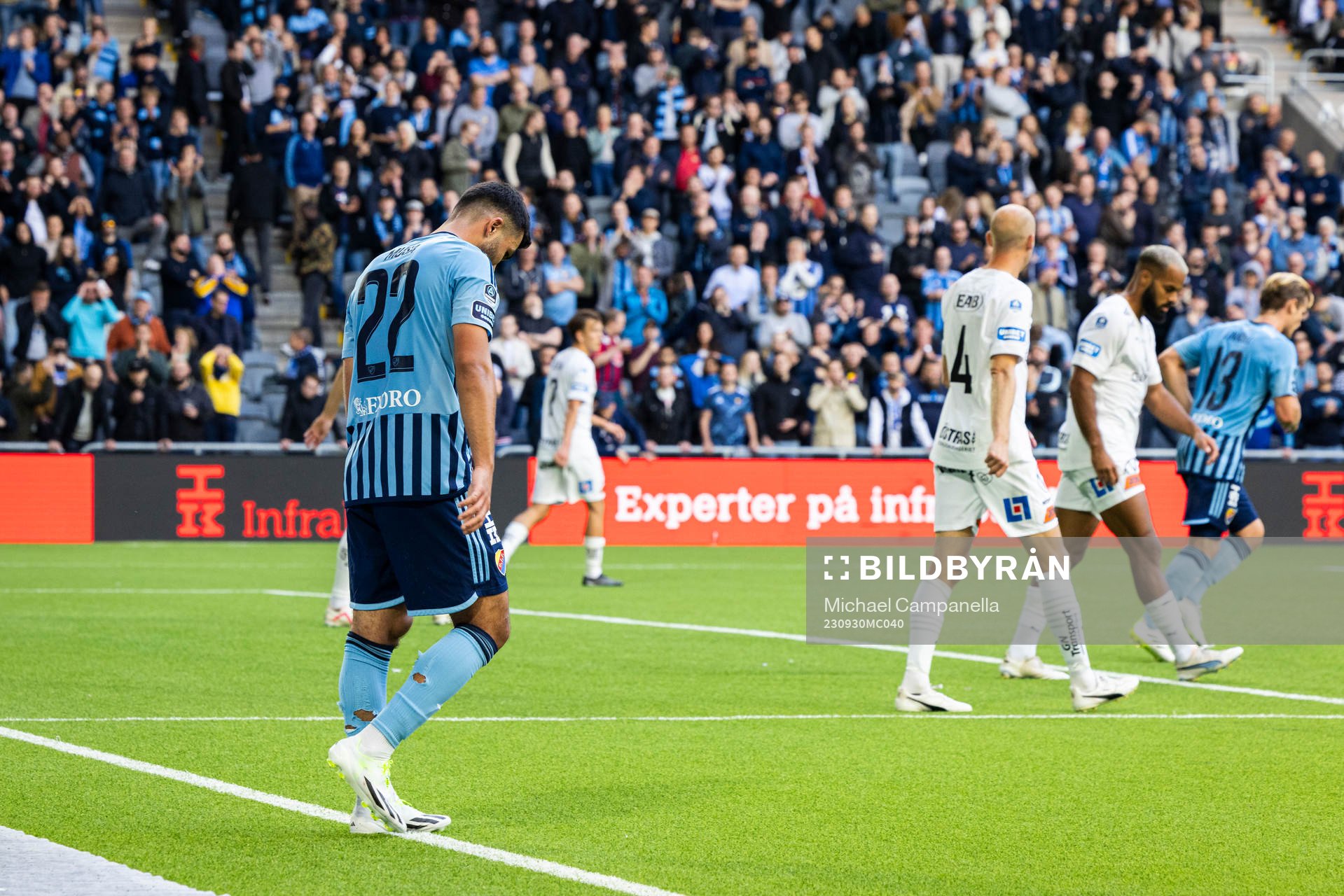 Djurgårdens Musa Gurbanli deppar