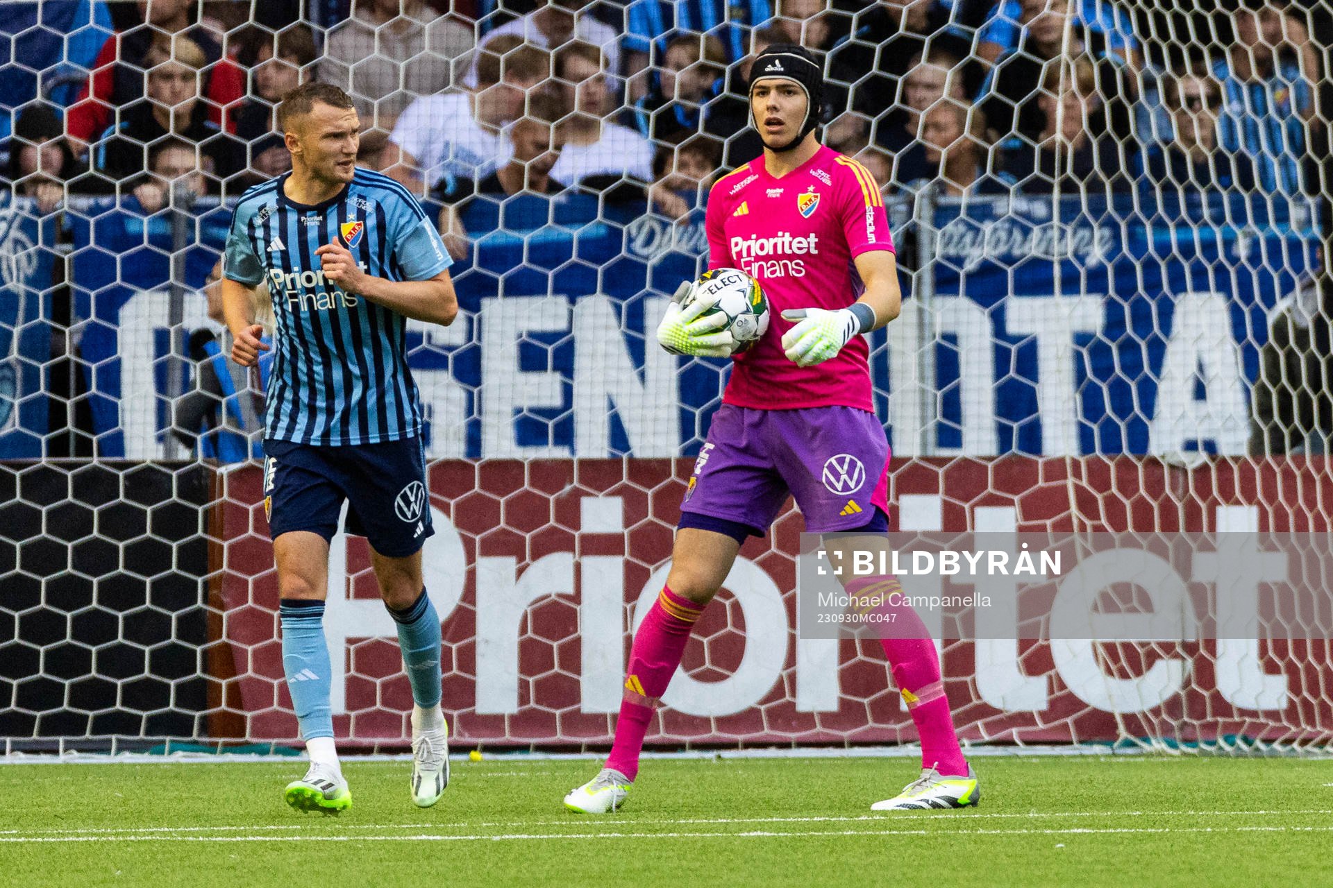 Djurgårdens målvakt Jacob Widell Zetterström