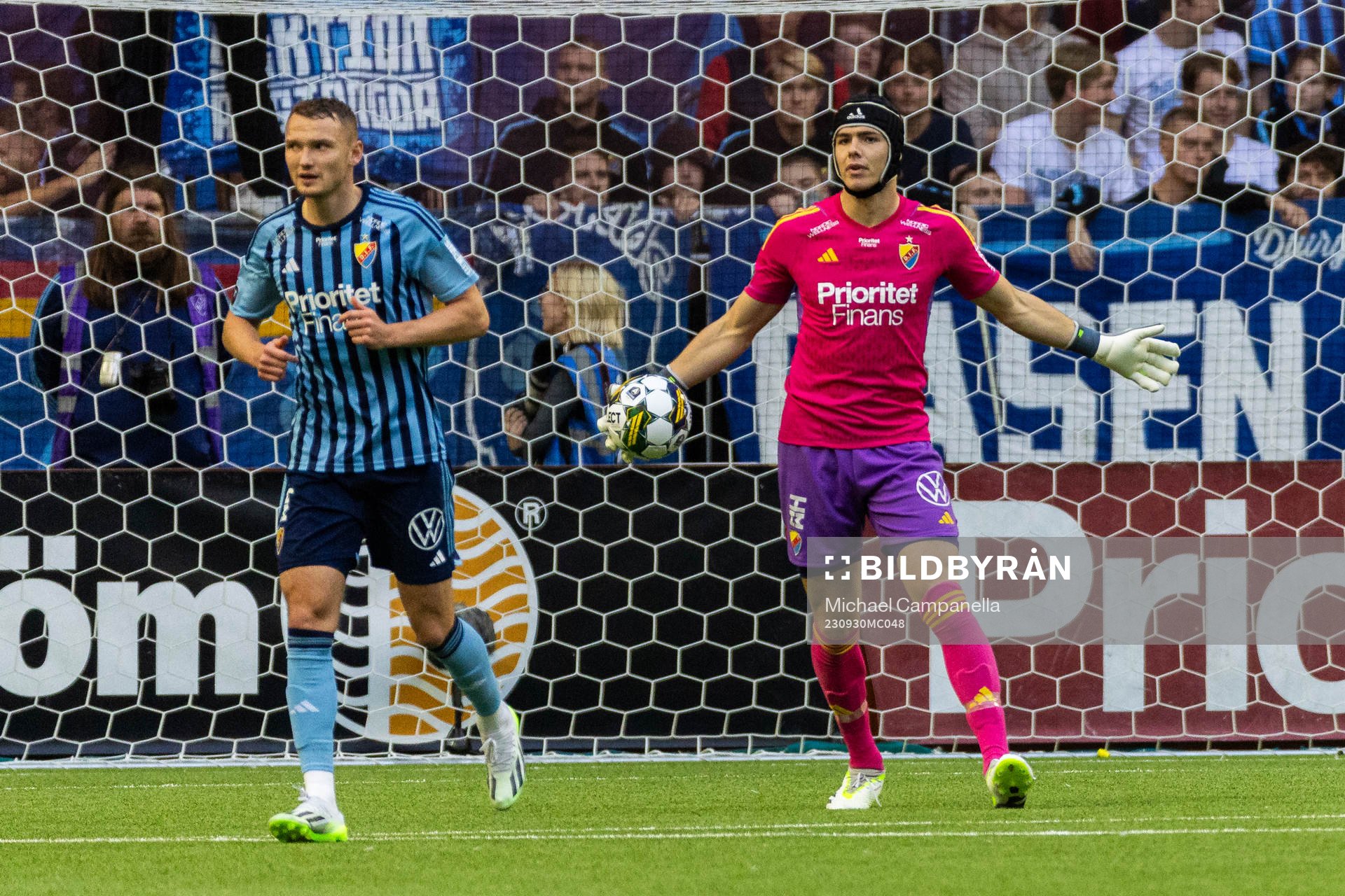 Djurgårdens målvakt Jacob Widell Zetterström