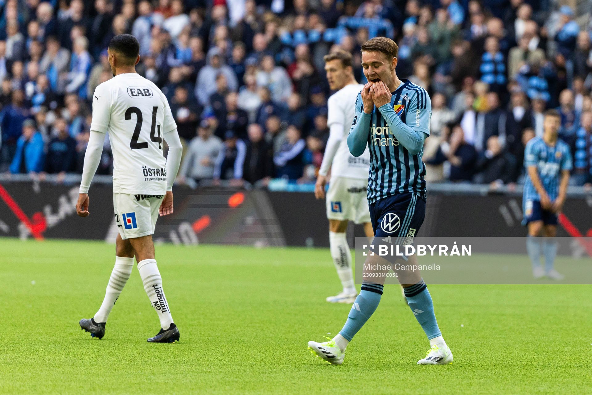 Djurgårdens Noel Milleskog deppar