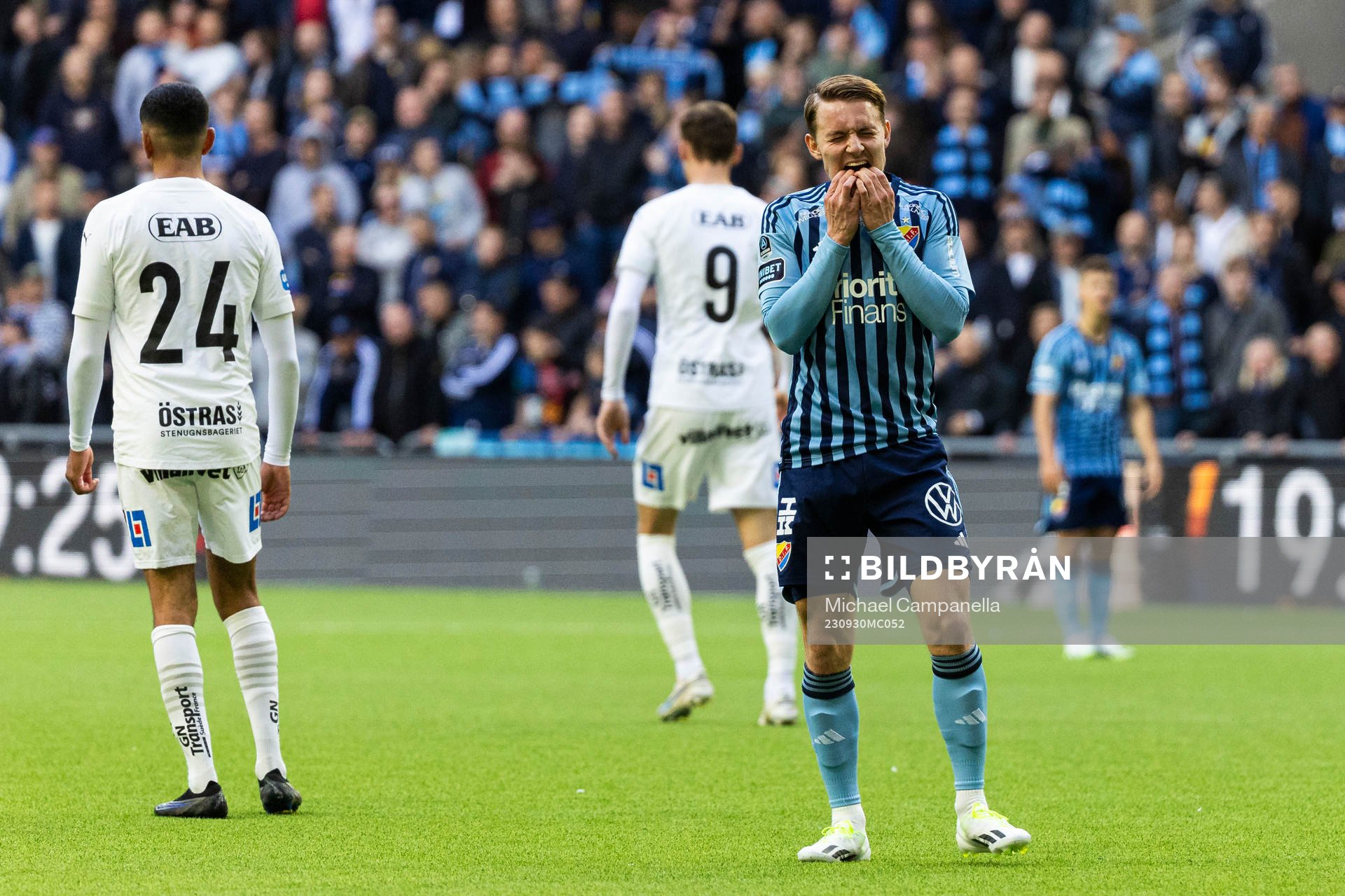 Djurgårdens Noel Milleskog deppar