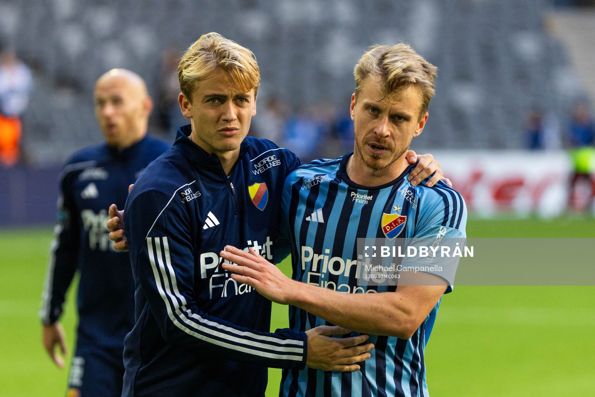 Djurgårdens Oskar Fallenius och Rasmus Schuller
