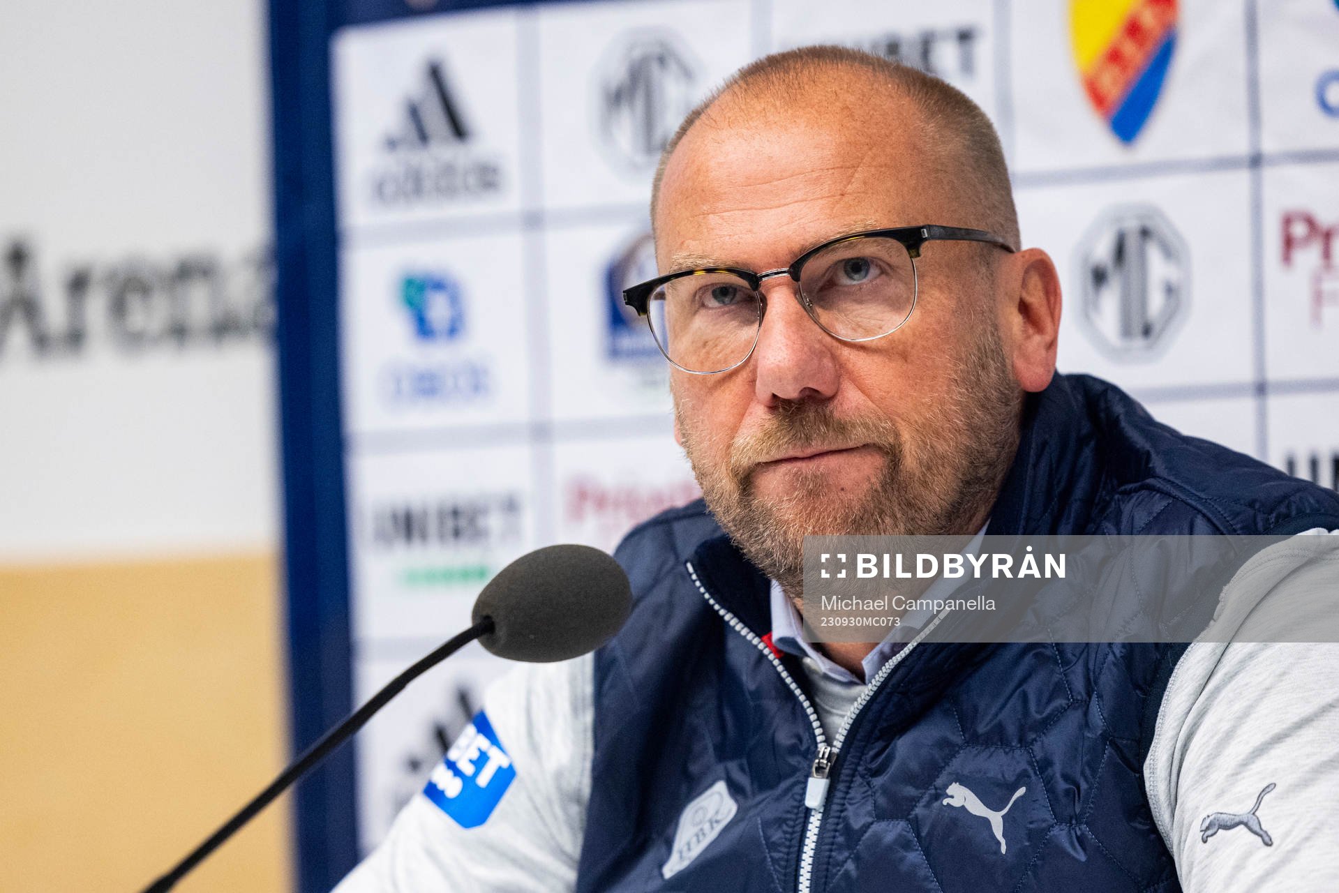 Halmstads tränare Magnus Haglund