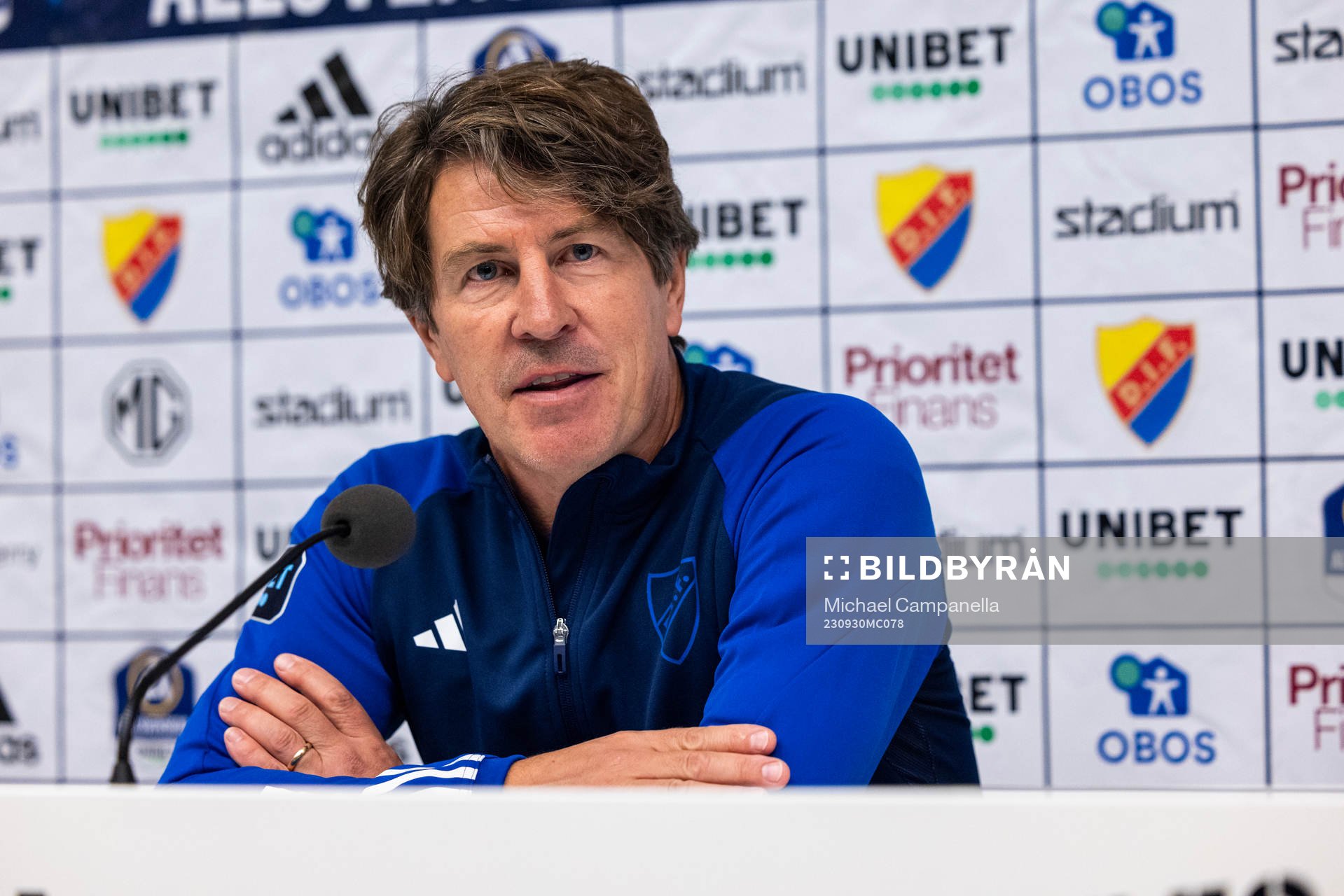 Djurgårdens tränare Thomas Lagerlöf