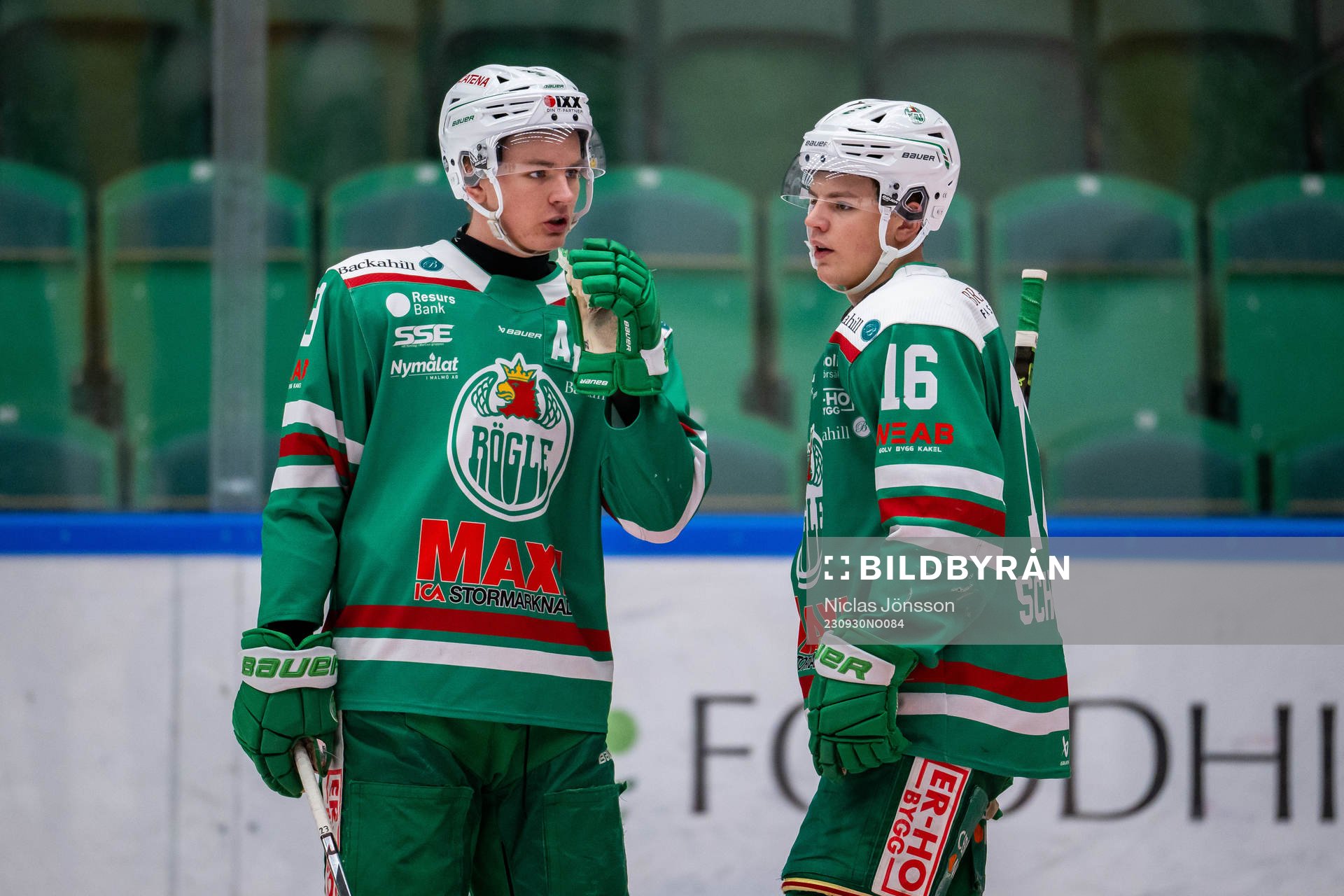 Rögles William Svensson  och Ian Scherzer