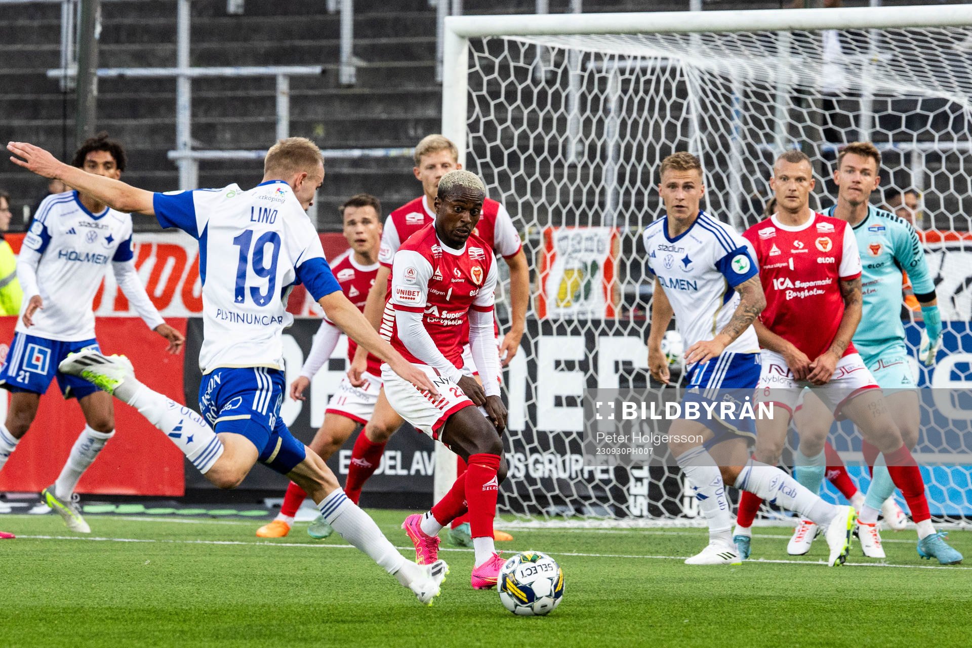 IFK Norrköpings Victor Stange Lind och Kalmars Nahom
