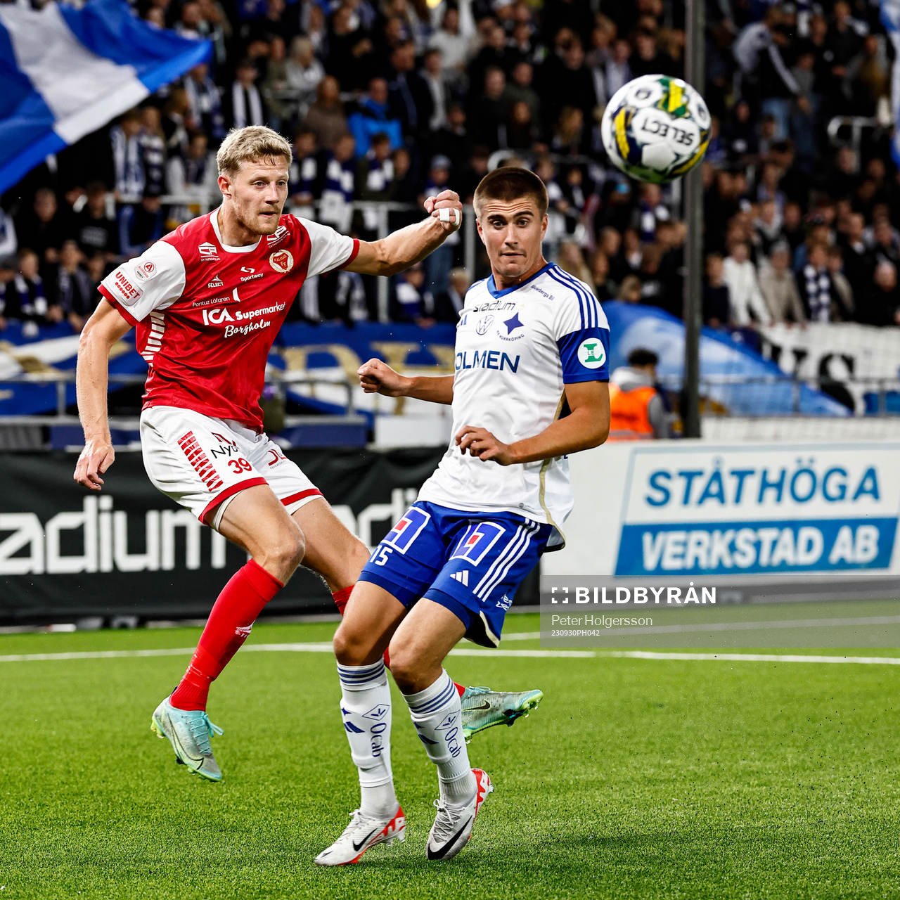 Kalmars Rasmus Sjöstedt och IFK Norrköpings Carl Björk
