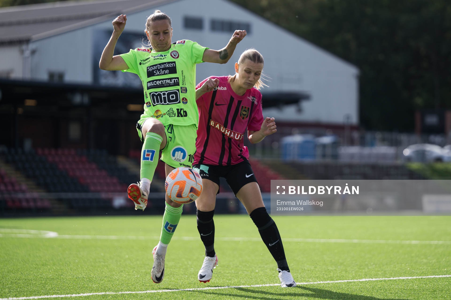 Kristianstads Emmi Alanen och Brommapojkarnas Sara Olai