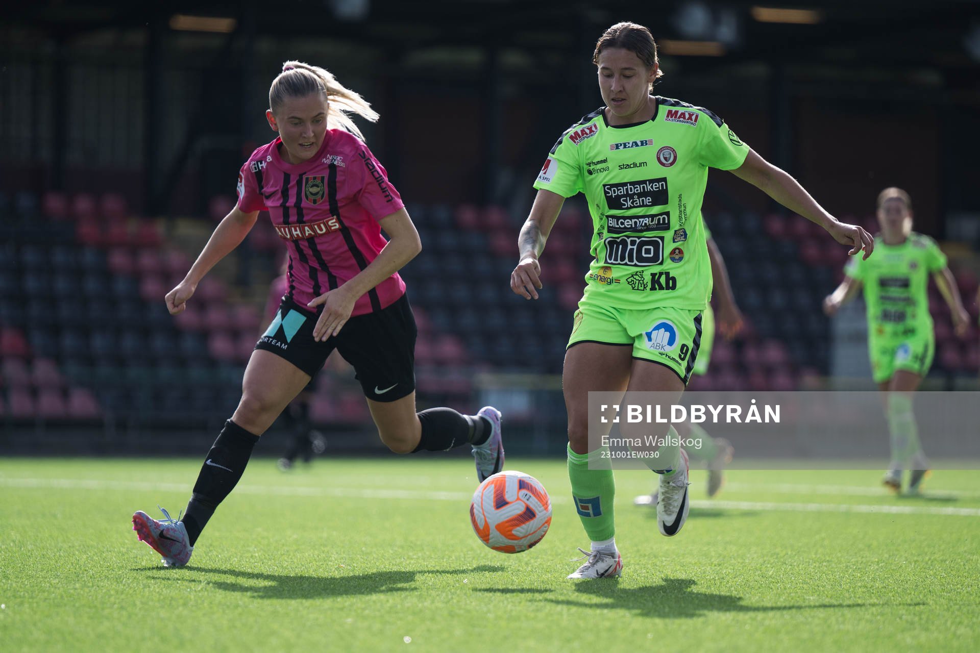 Brommapojkarnas Ellen Toivio och Kristianstads Tabitha
