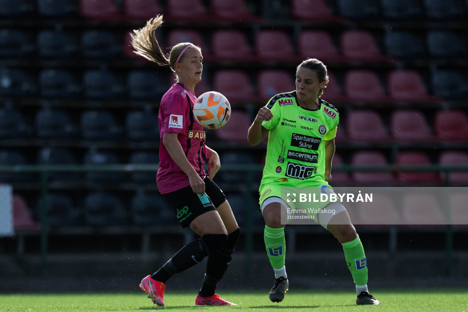 Brommapojkarnas Elsa Karlsson och Kristianstads Carly