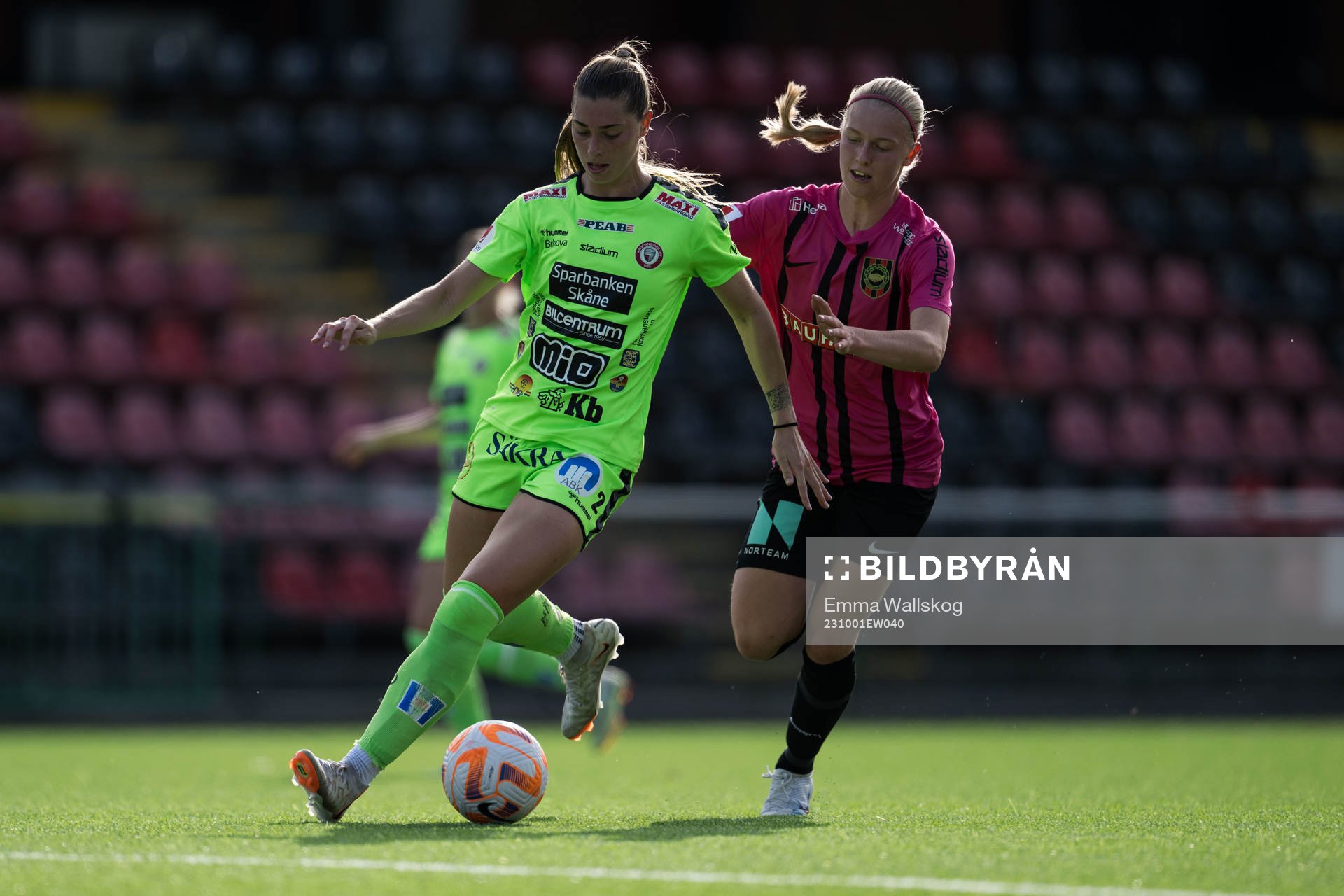 Kristianstads Jordan Brewster och Amy Sayer