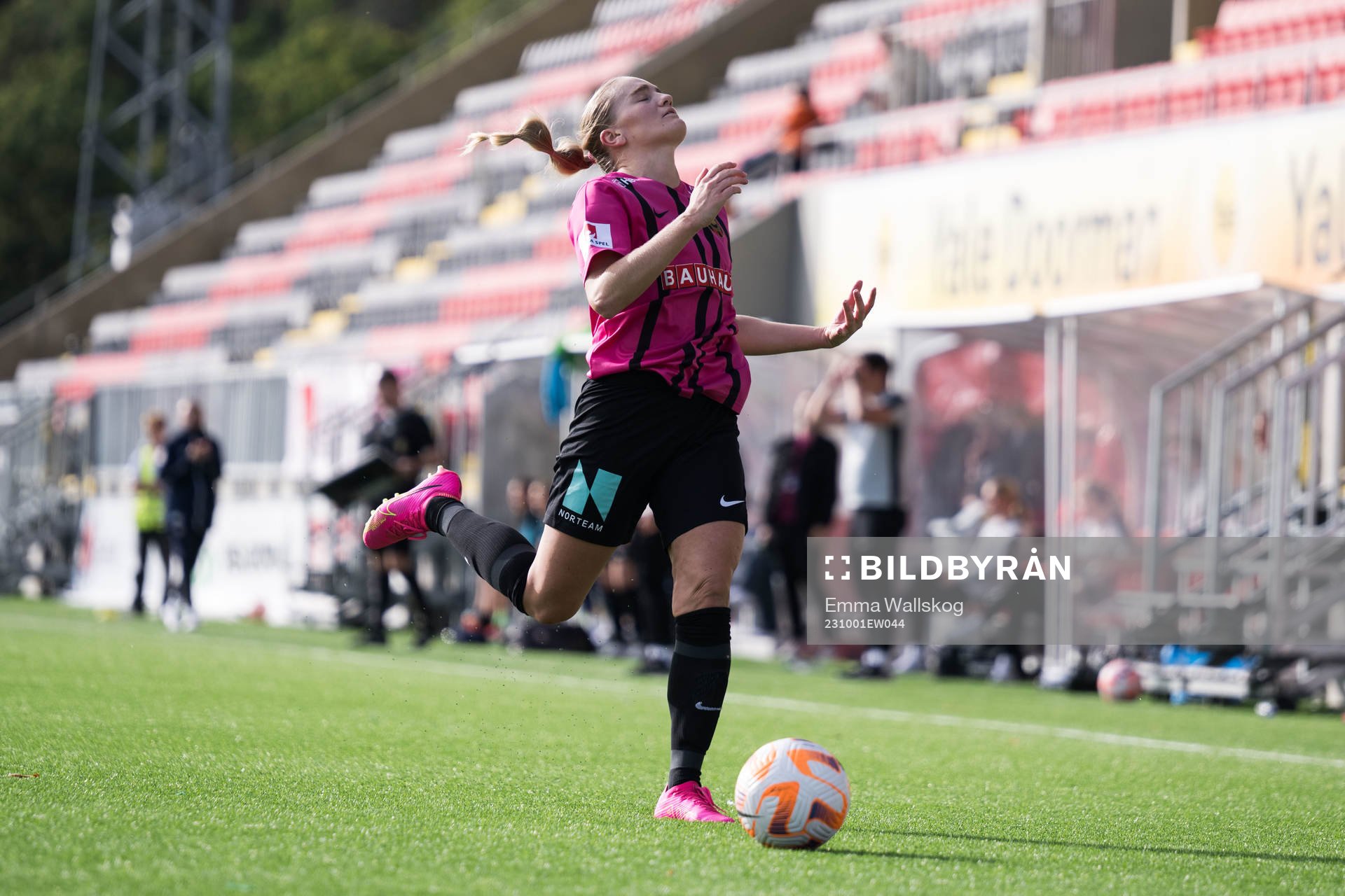 Brommapojkarnas Klara Andrup deppar